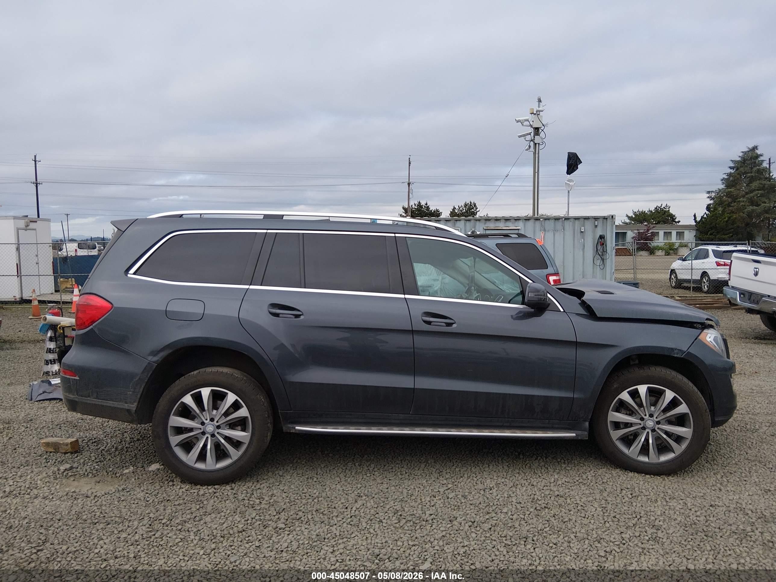 2014 Mercedes-benz Gl 450 4matic Blue vin: 4JGDF7CE6EA362329
