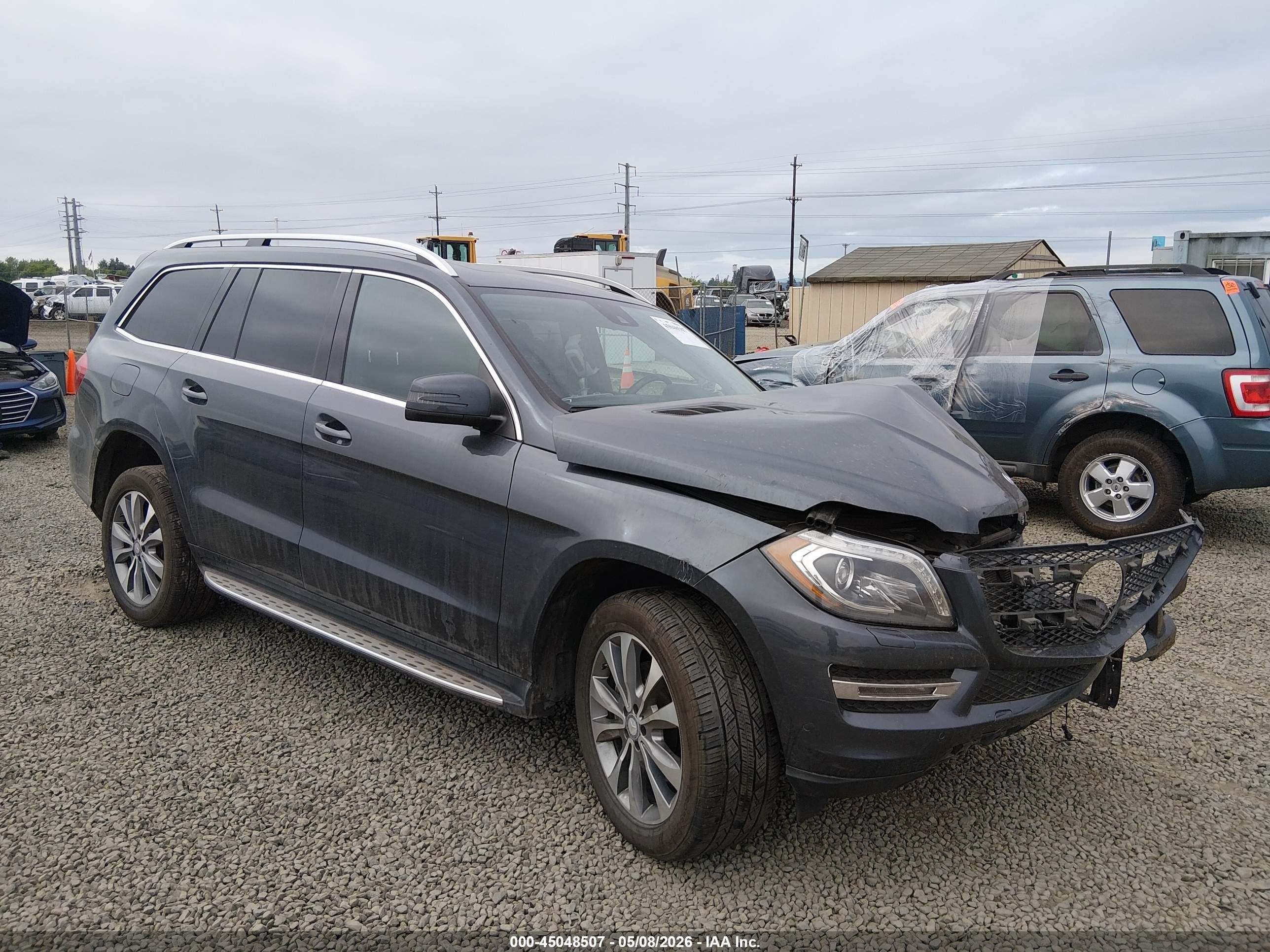 2014 Mercedes-benz Gl 450 4matic Blue vin: 4JGDF7CE6EA362329