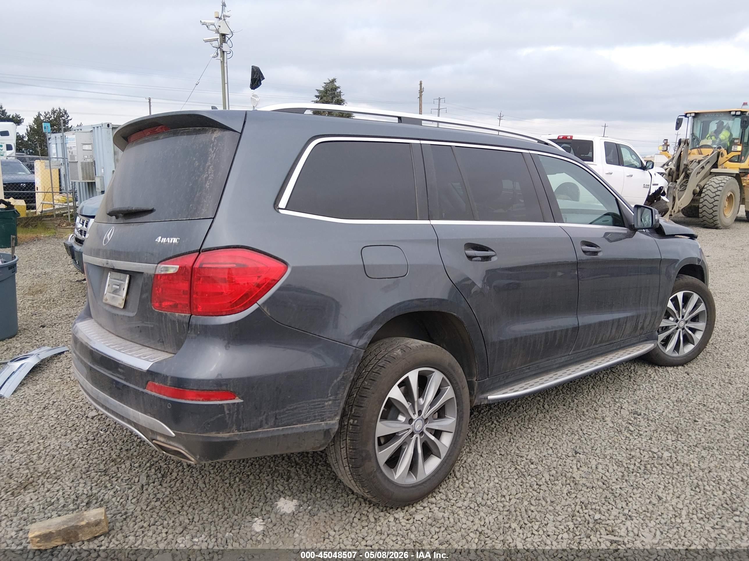 2014 Mercedes-benz Gl 450 4matic Blue vin: 4JGDF7CE6EA362329