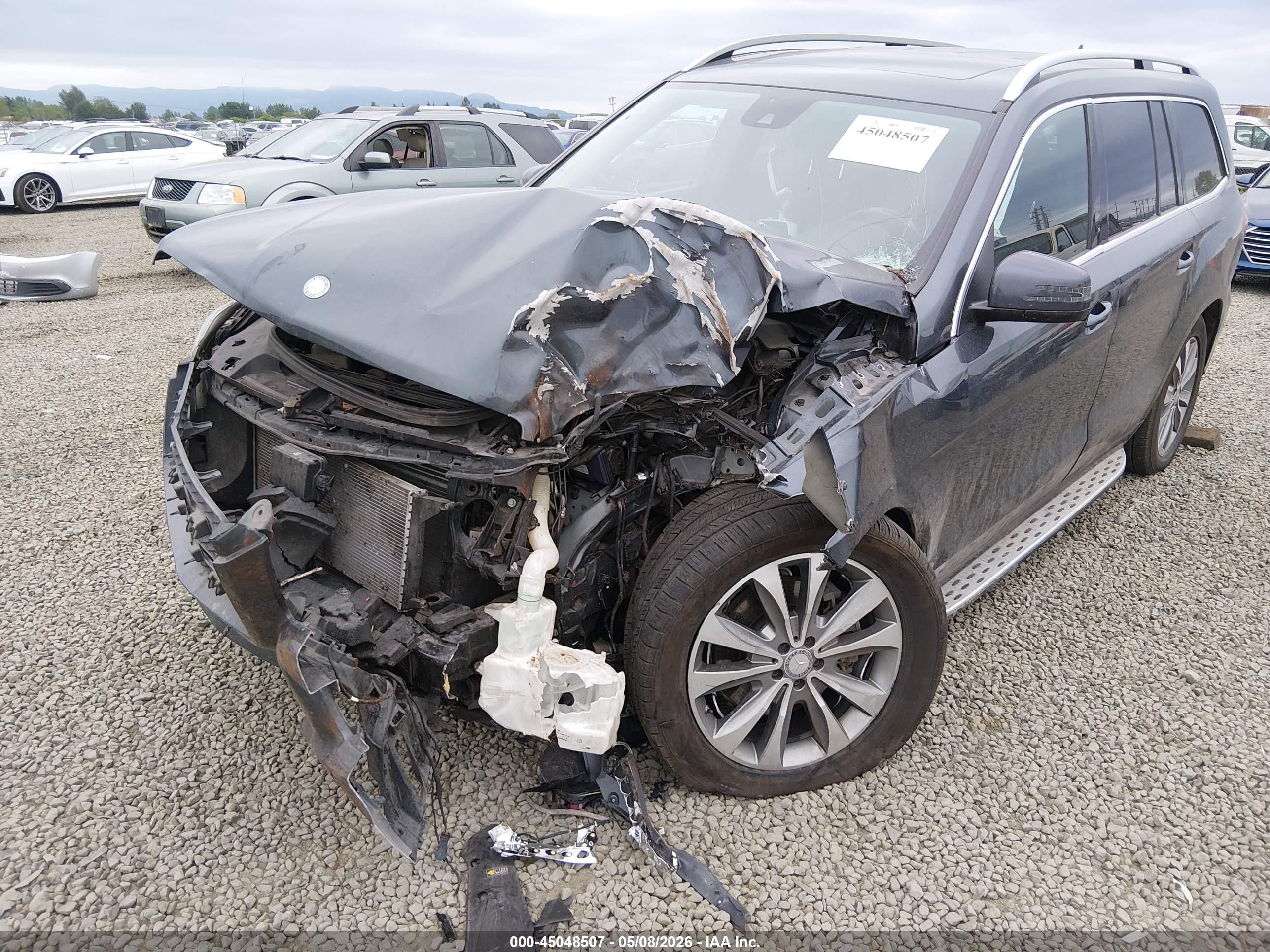 2014 Mercedes-benz Gl 450 4matic Blue vin: 4JGDF7CE6EA362329