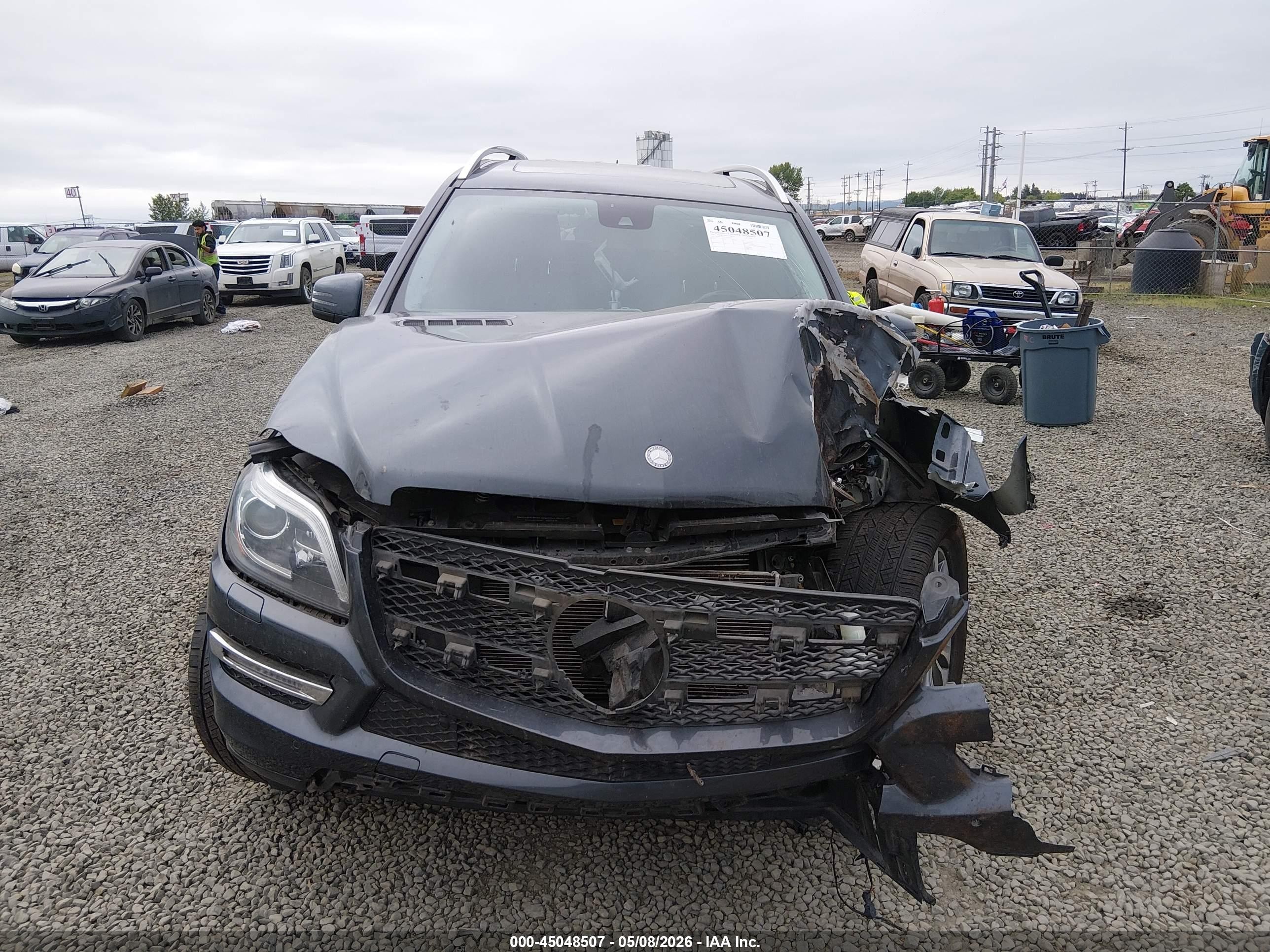 2014 Mercedes-benz Gl 450 4matic Blue vin: 4JGDF7CE6EA362329
