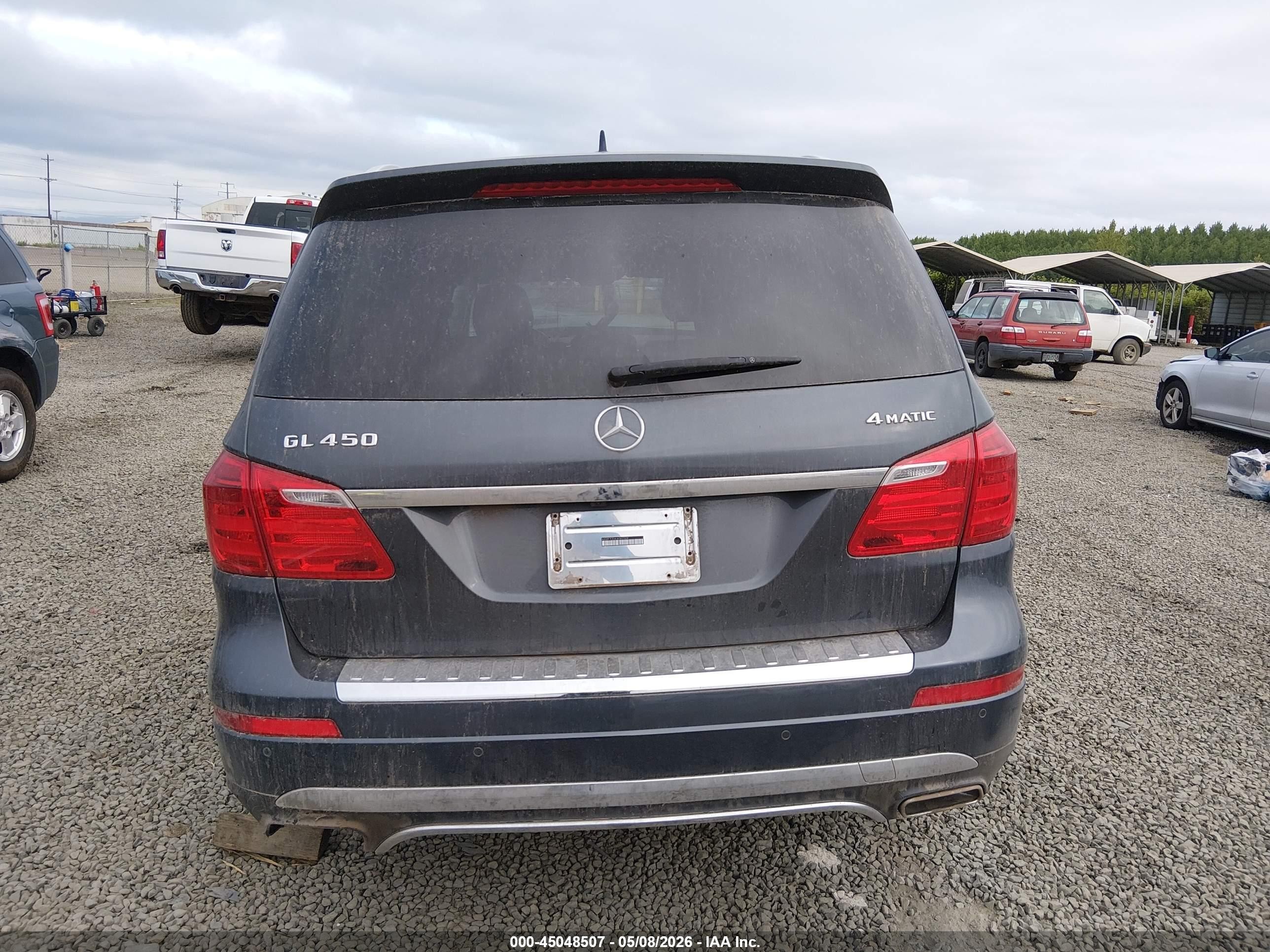 2014 Mercedes-benz Gl 450 4matic Blue vin: 4JGDF7CE6EA362329