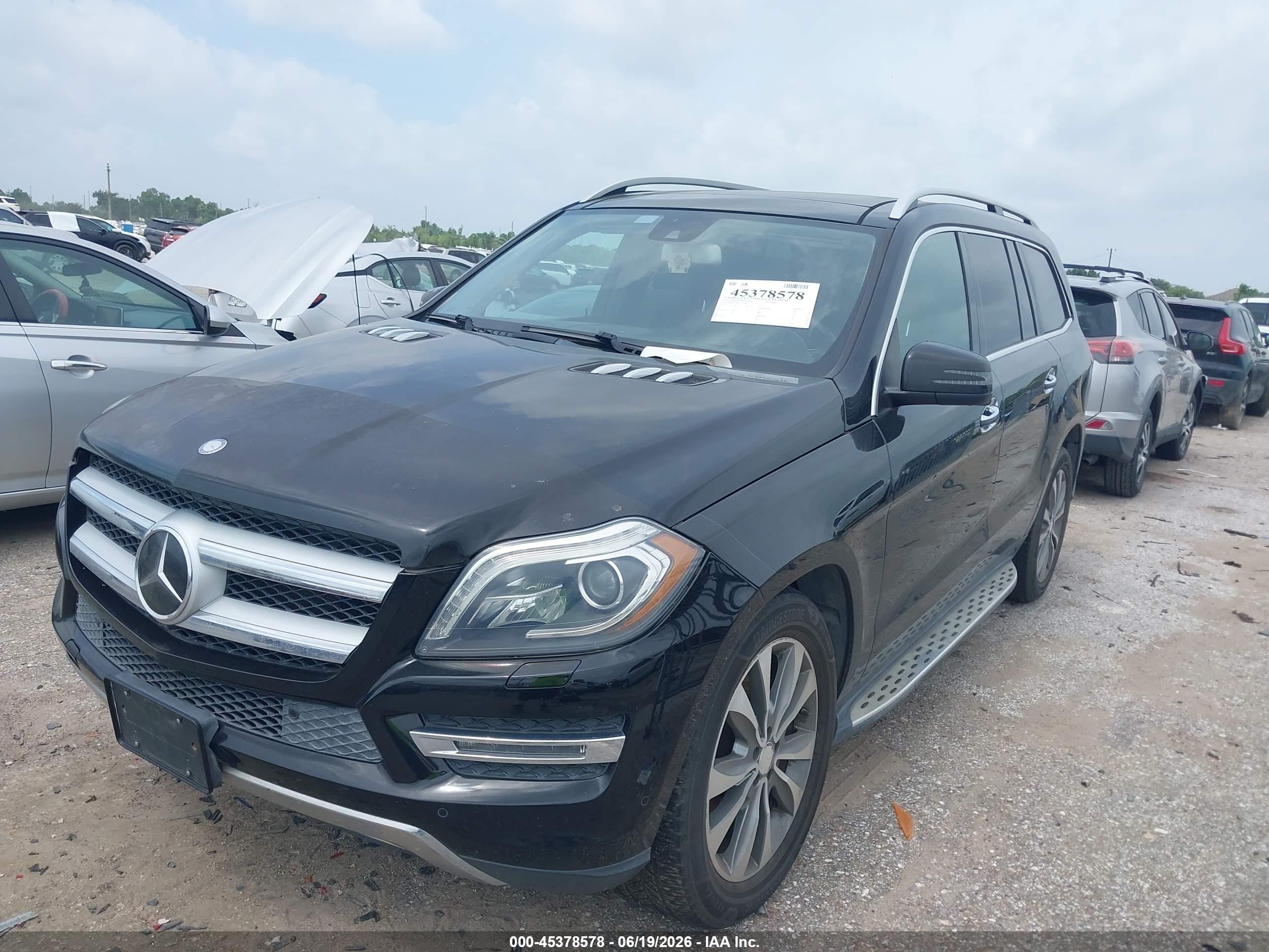 2014 Mercedes-benz Gl 450 4matic Black vin: 4JGDF7CE6EA374190