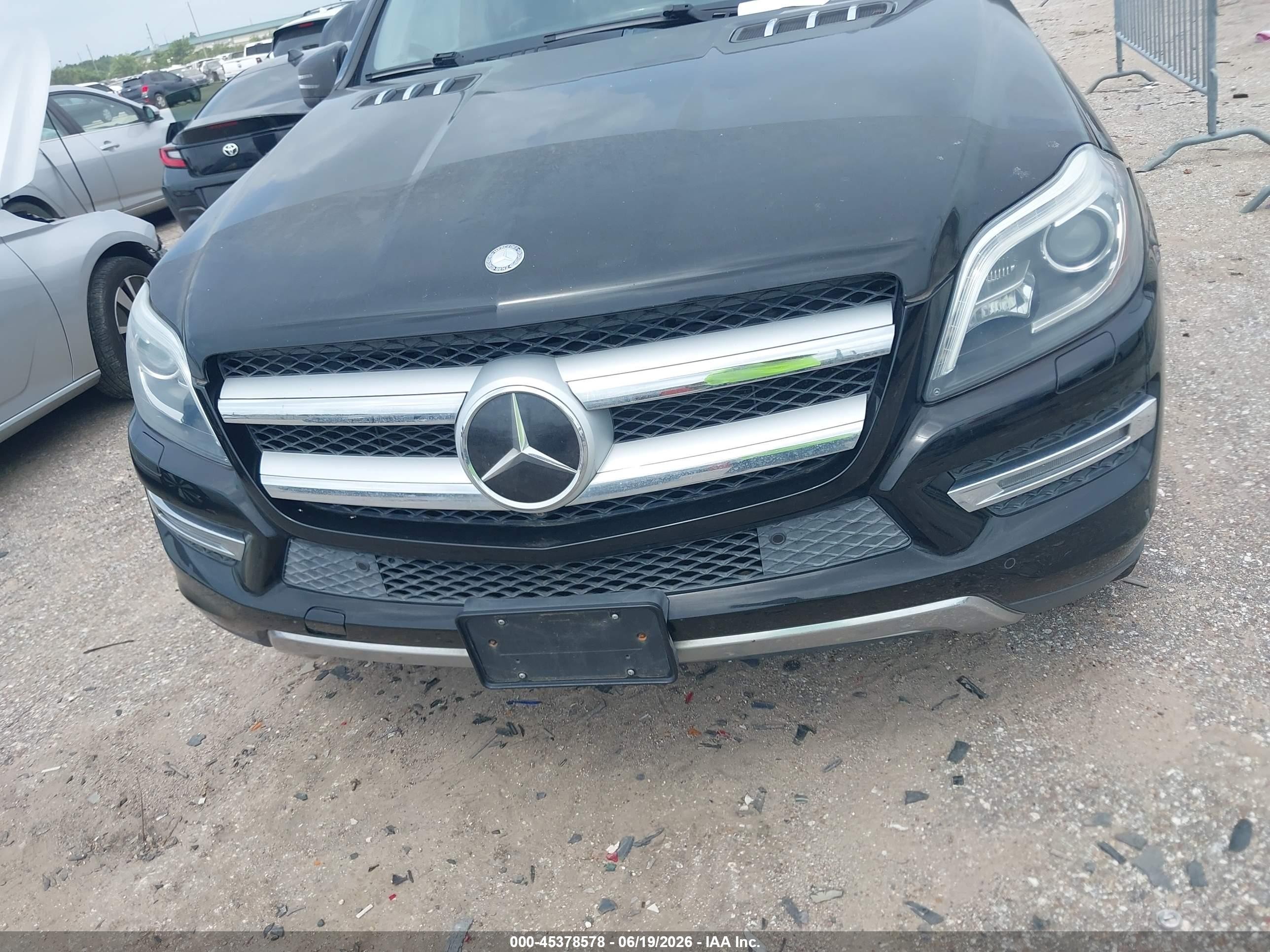 2014 Mercedes-benz Gl 450 4matic Black vin: 4JGDF7CE6EA374190