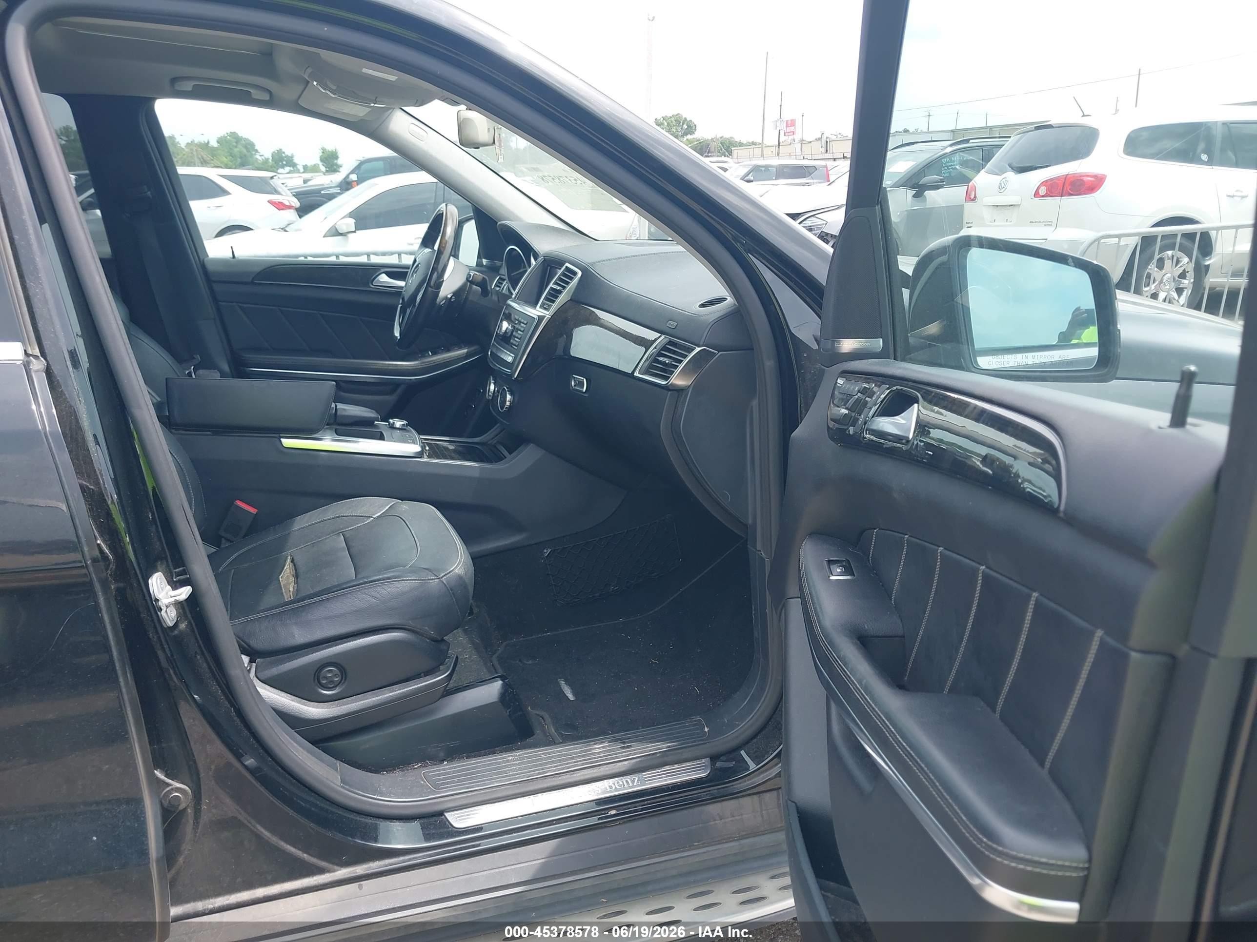 2014 Mercedes-benz Gl 450 4matic Black vin: 4JGDF7CE6EA374190