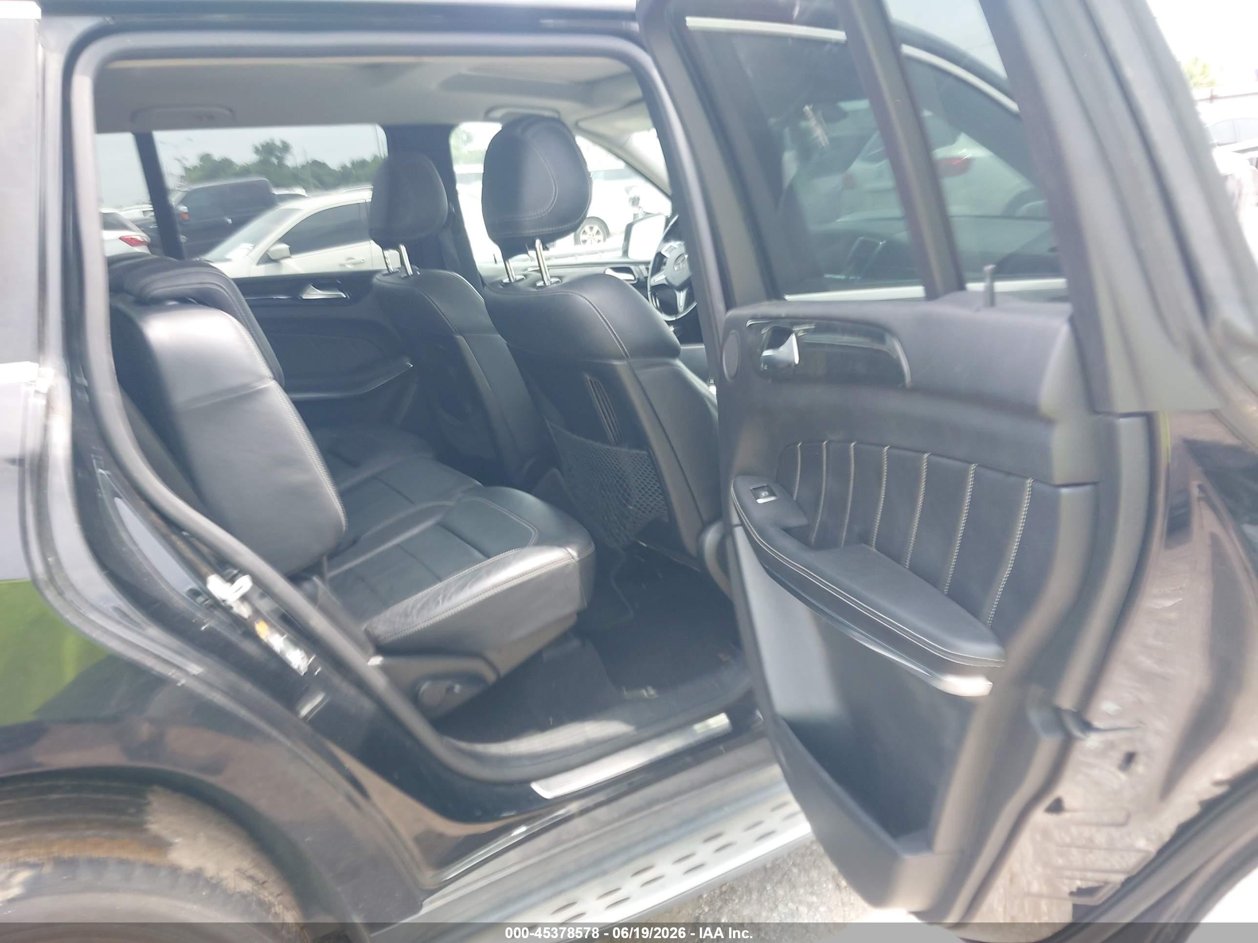 2014 Mercedes-benz Gl 450 4matic Black vin: 4JGDF7CE6EA374190
