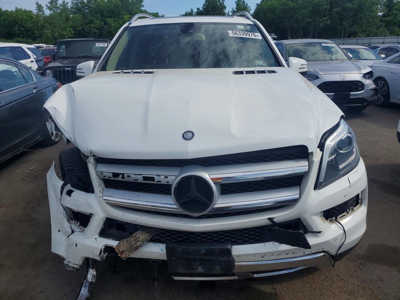 2014 Mercedes-benz Gl 450 4matic White vin: 4JGDF7CE6EA389384