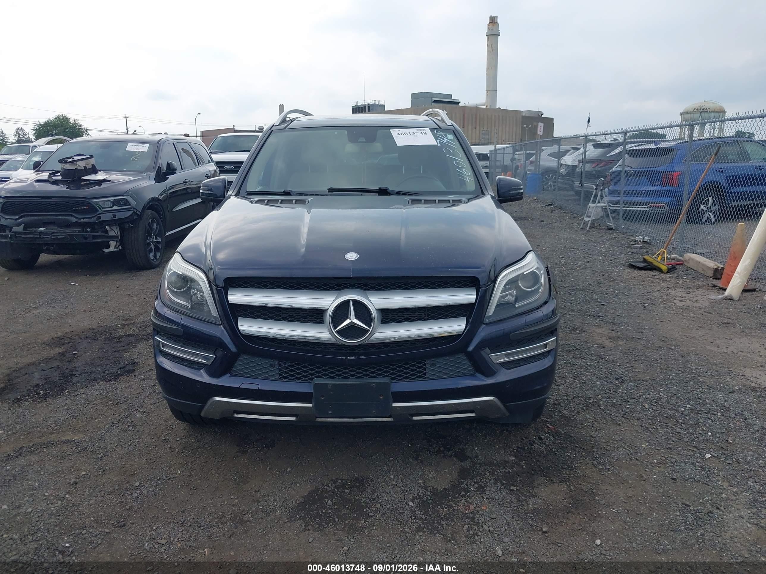 2014 Mercedes-benz Gl 450 4matic Синий vin: 4JGDF7CE6EA407043