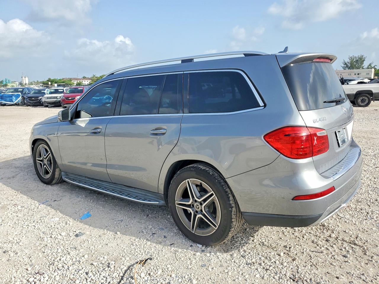 2014 Mercedes-benz Gl 450 4matic Gray vin: 4JGDF7CE6EA420794