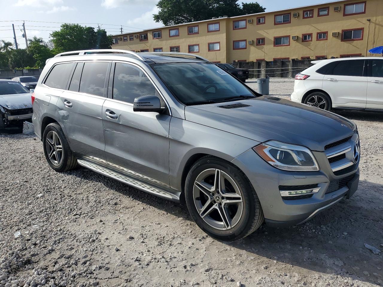 2014 Mercedes-benz Gl 450 4matic Gray vin: 4JGDF7CE6EA420794