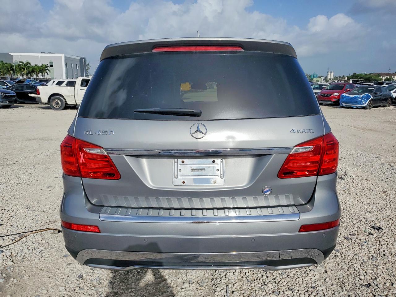2014 Mercedes-benz Gl 450 4matic Gray vin: 4JGDF7CE6EA420794