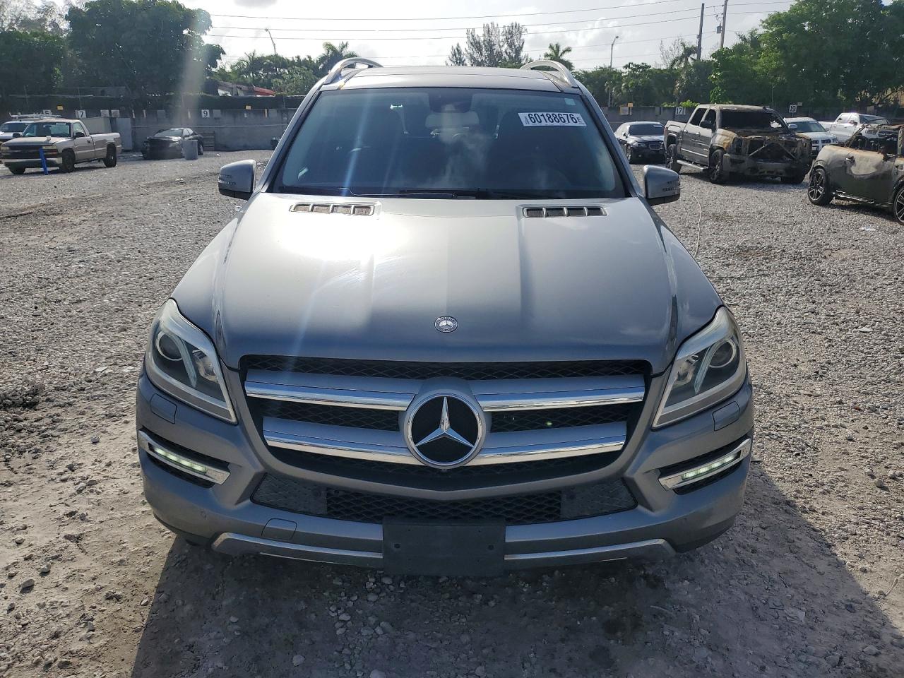 2014 Mercedes-benz Gl 450 4matic Gray vin: 4JGDF7CE6EA420794