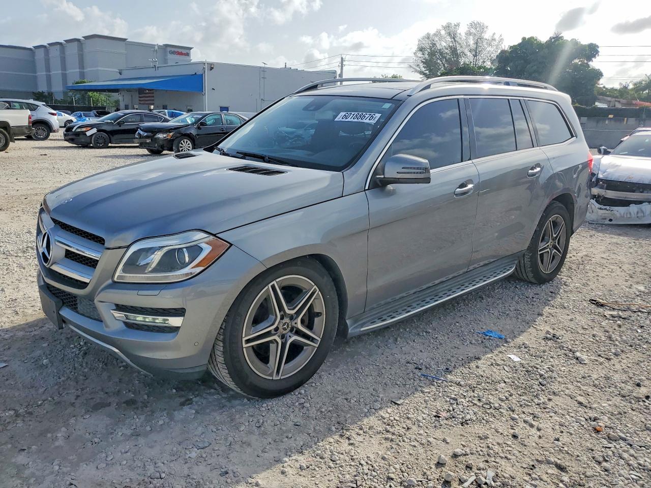 2014 Mercedes-benz Gl 450 4matic Gray vin: 4JGDF7CE6EA420794