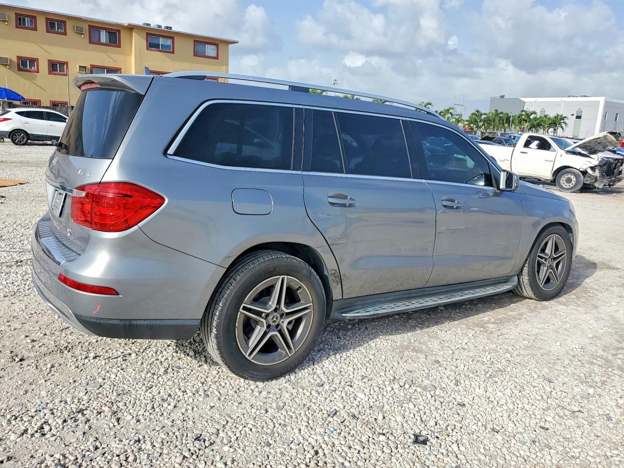 2014 Mercedes-benz Gl 450 4matic Gray vin: 4JGDF7CE6EA420794