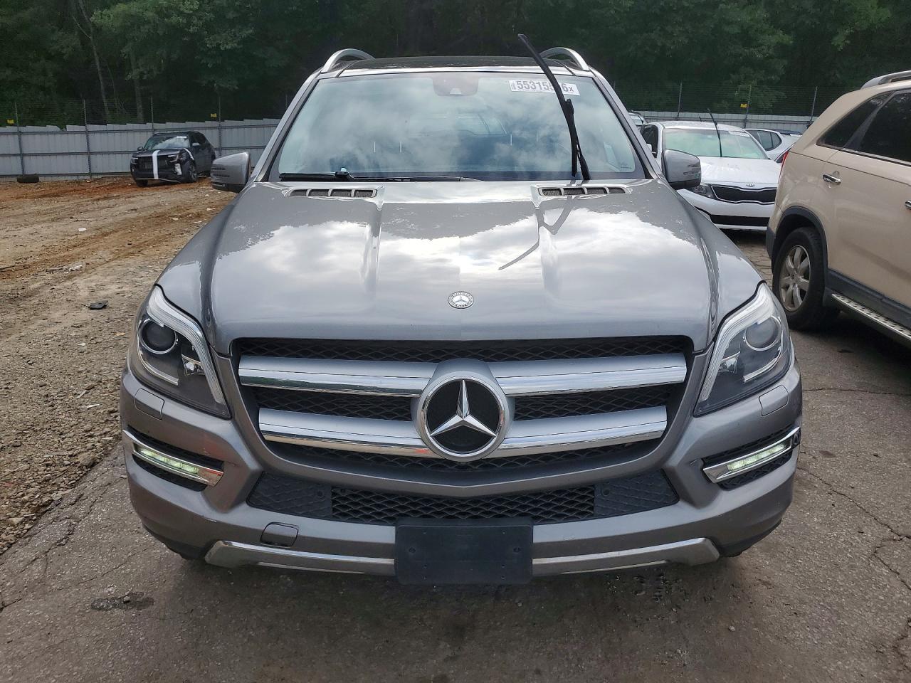 2014 Mercedes-benz Gl 450 4matic Gray vin: 4JGDF7CE6EA422903