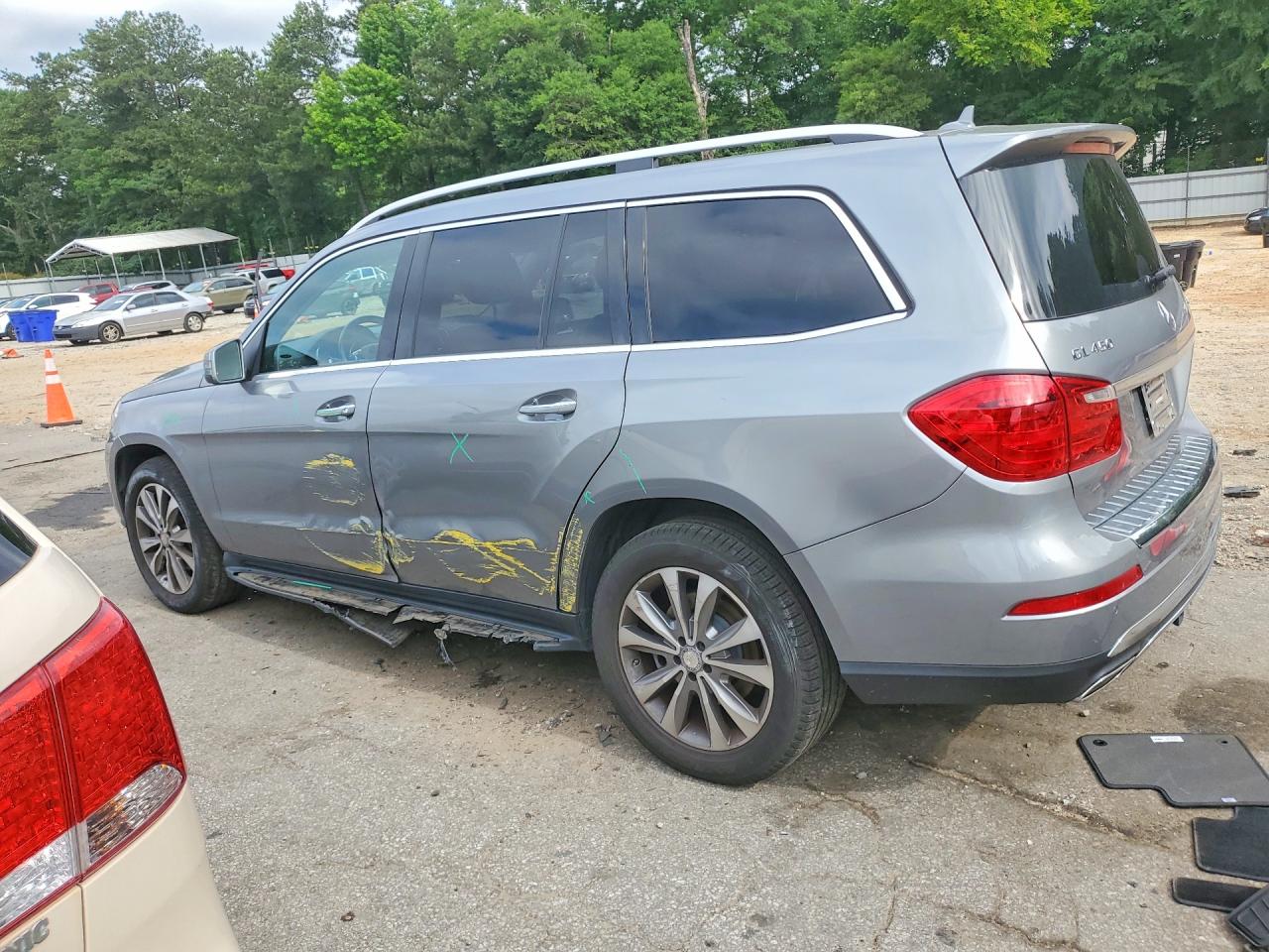 2014 Mercedes-benz Gl 450 4matic Gray vin: 4JGDF7CE6EA422903