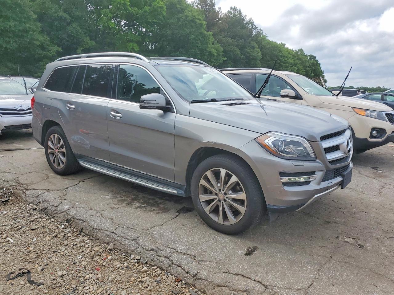 2014 Mercedes-benz Gl 450 4matic Gray vin: 4JGDF7CE6EA422903