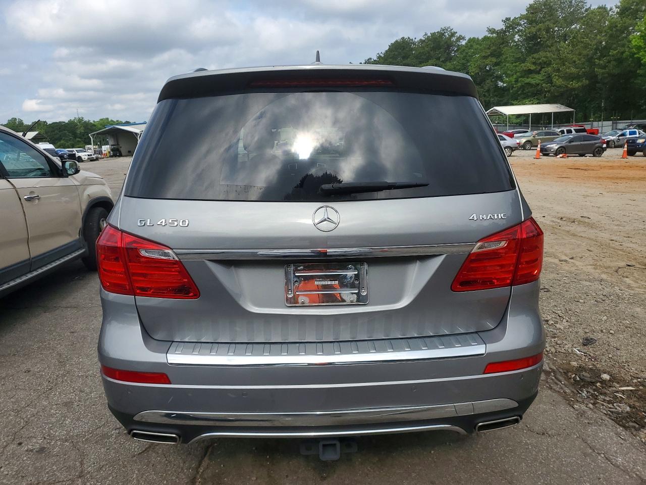 2014 Mercedes-benz Gl 450 4matic Gray vin: 4JGDF7CE6EA422903