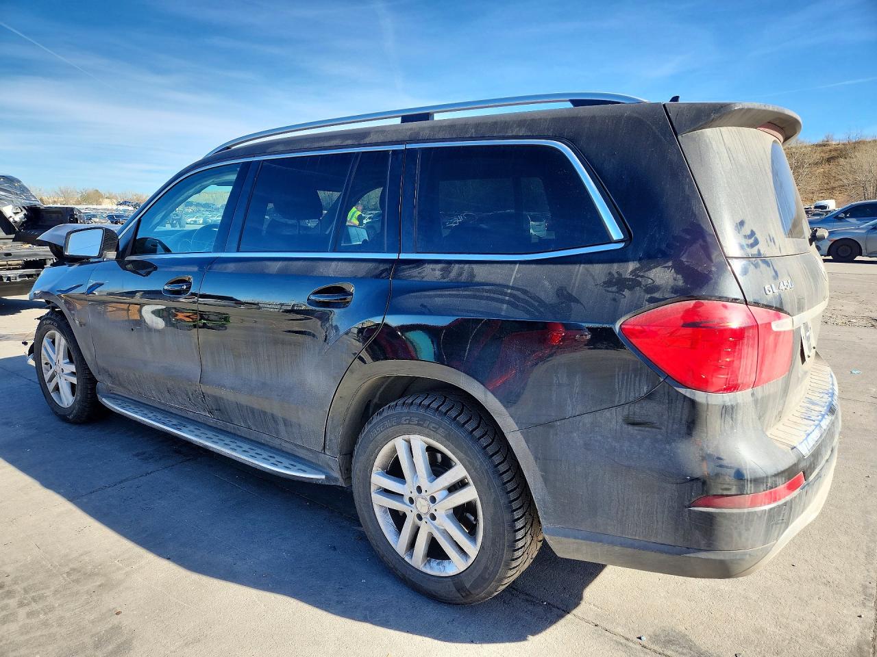 2014 Mercedes-benz Gl 450 4matic Черный vin: 4JGDF7CE6EA425283