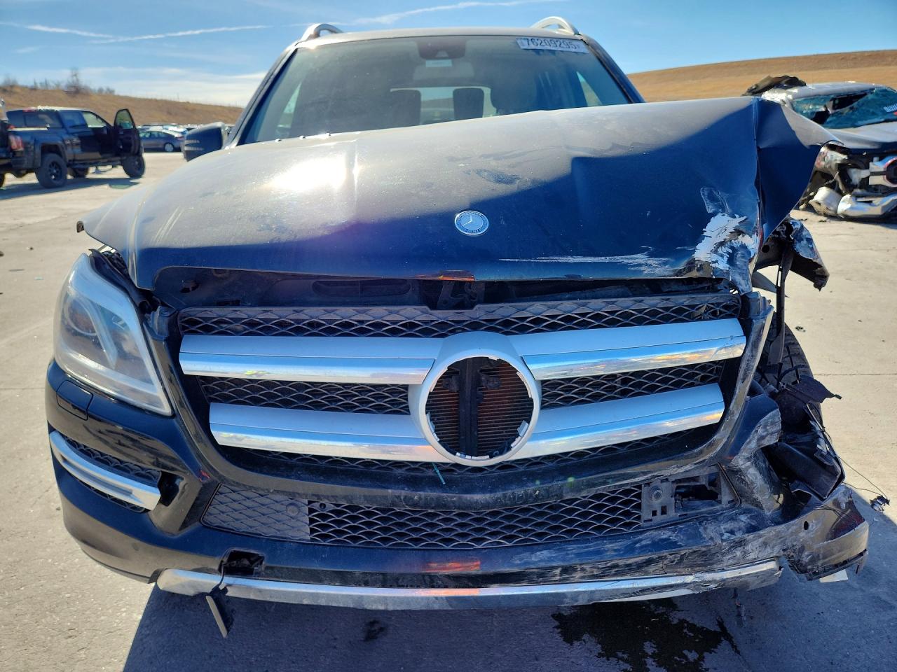 2014 Mercedes-benz Gl 450 4matic Черный vin: 4JGDF7CE6EA425283