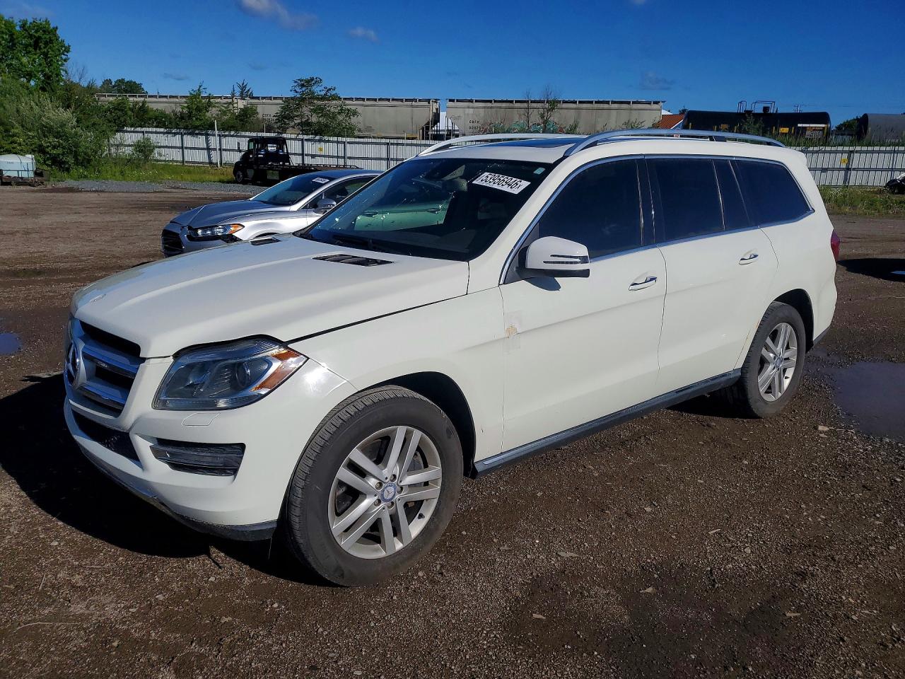 2013 Mercedes-benz Gl 450 4matic White vin: 4JGDF7CE7DA134726