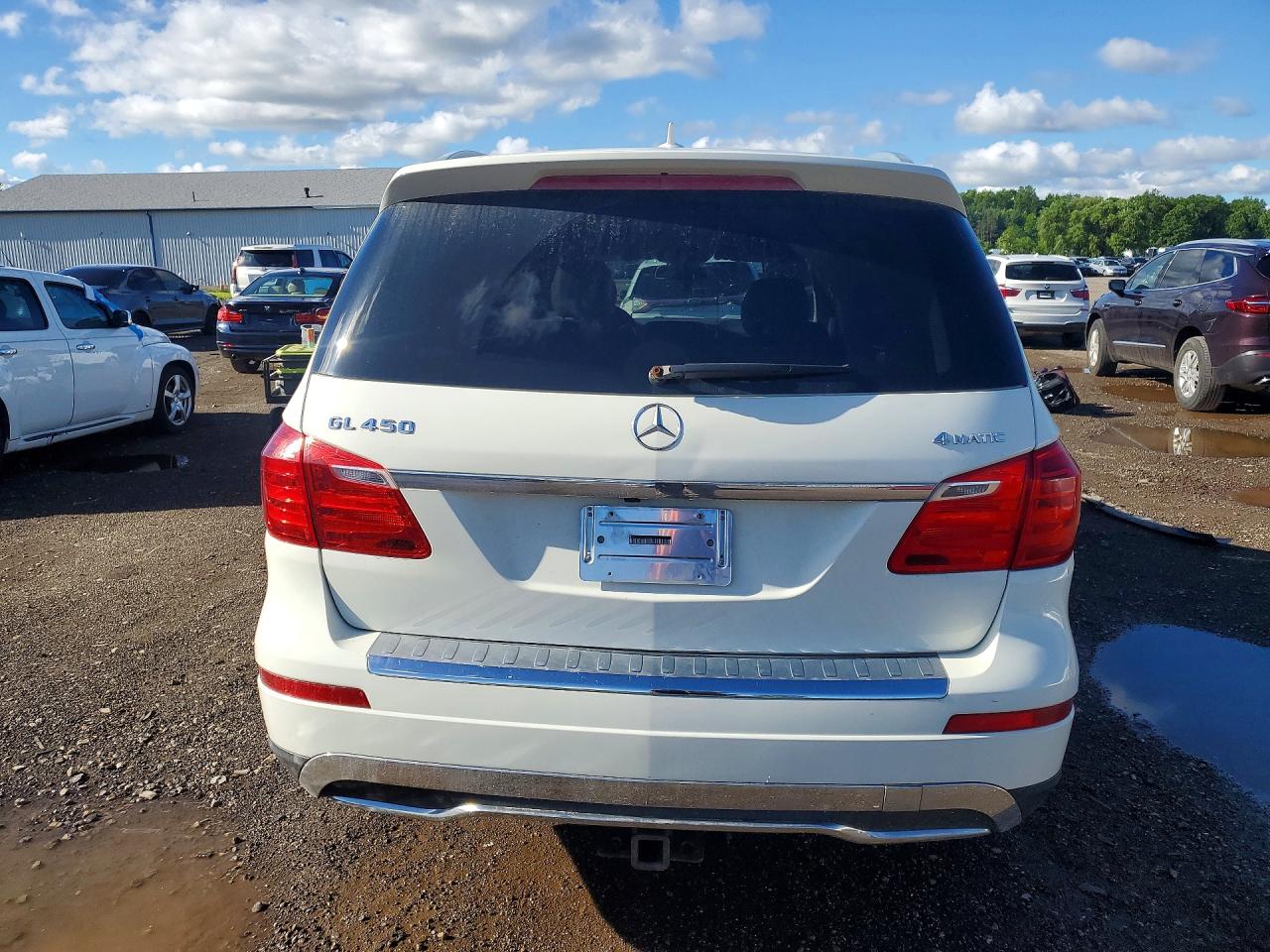 2013 Mercedes-benz Gl 450 4matic White vin: 4JGDF7CE7DA134726