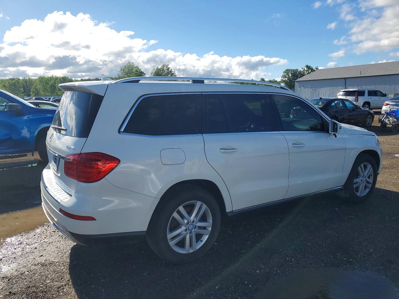 2013 Mercedes-benz Gl 450 4matic White vin: 4JGDF7CE7DA134726