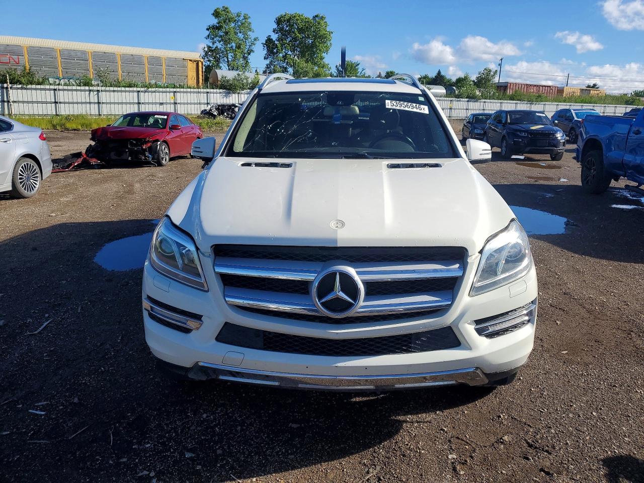 2013 Mercedes-benz Gl 450 4matic White vin: 4JGDF7CE7DA134726