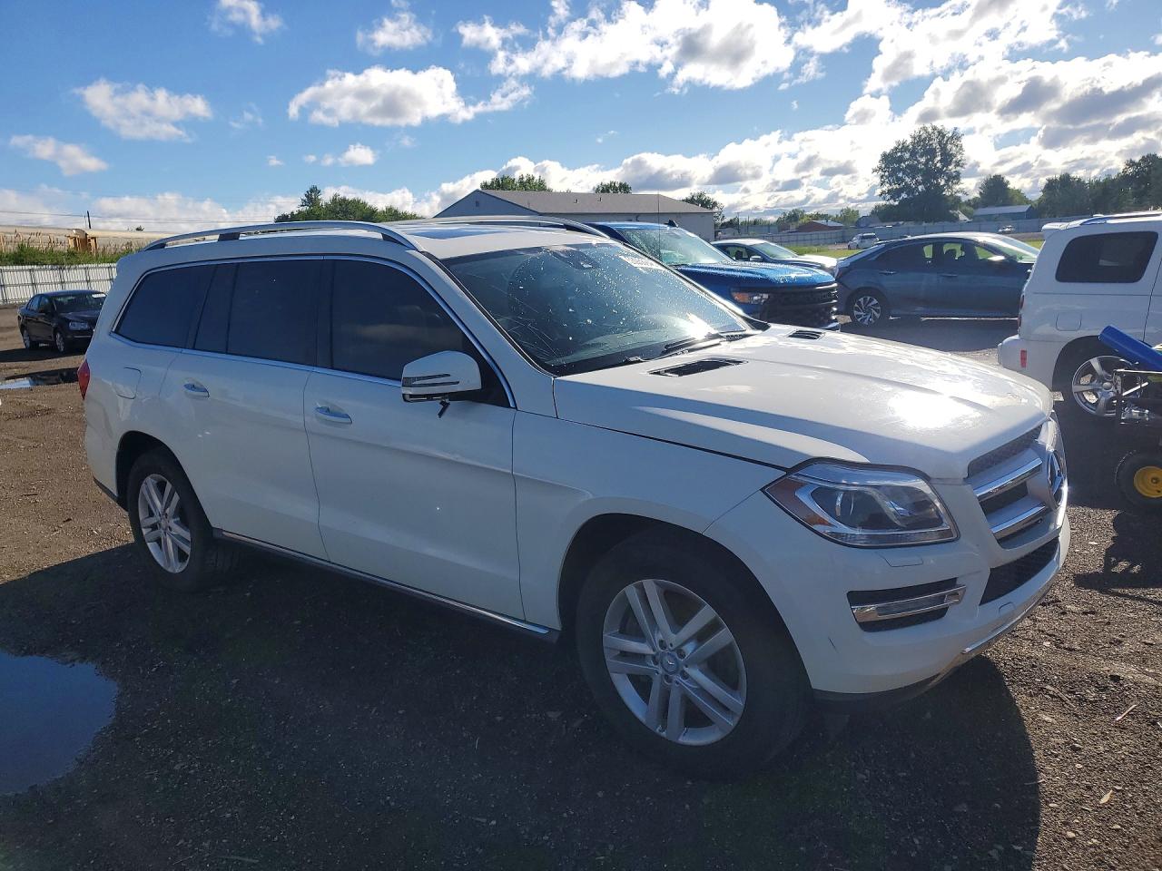 2013 Mercedes-benz Gl 450 4matic White vin: 4JGDF7CE7DA134726