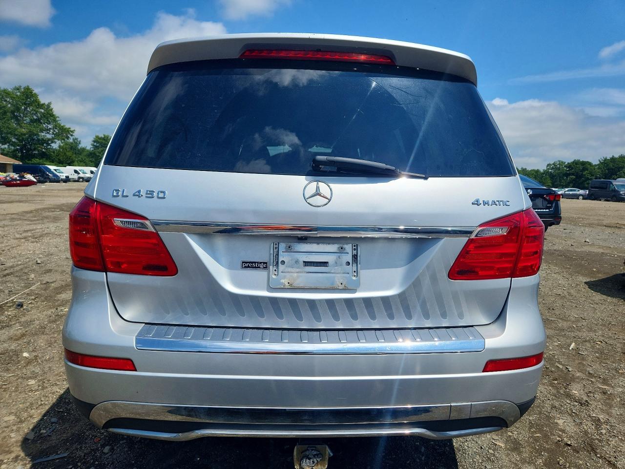 2013 Mercedes-benz Gl 450 4matic Silver vin: 4JGDF7CE7DA158167