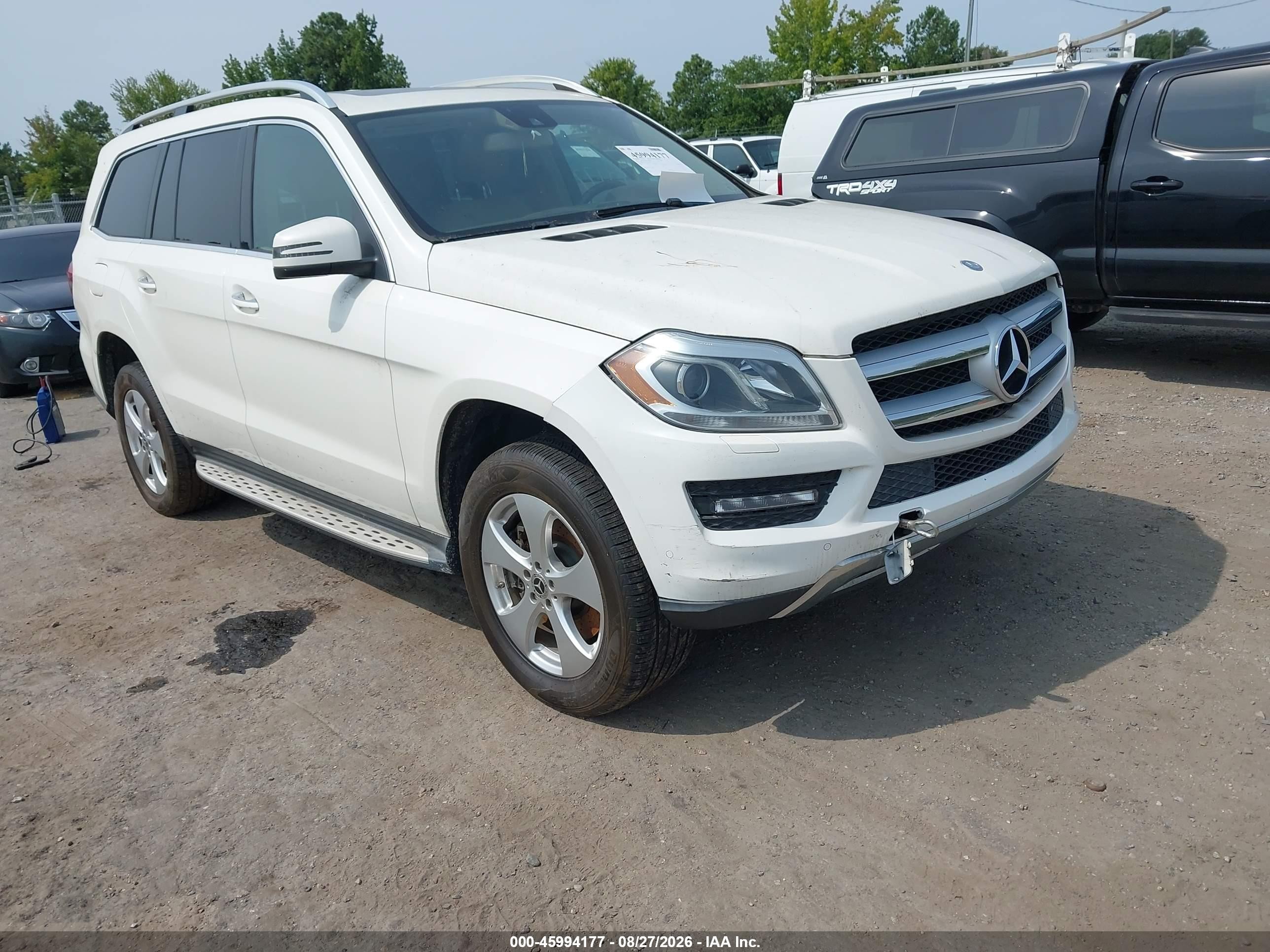 2013 Mercedes-benz Gl 450 4matic Белый vin: 4JGDF7CE7DA166303