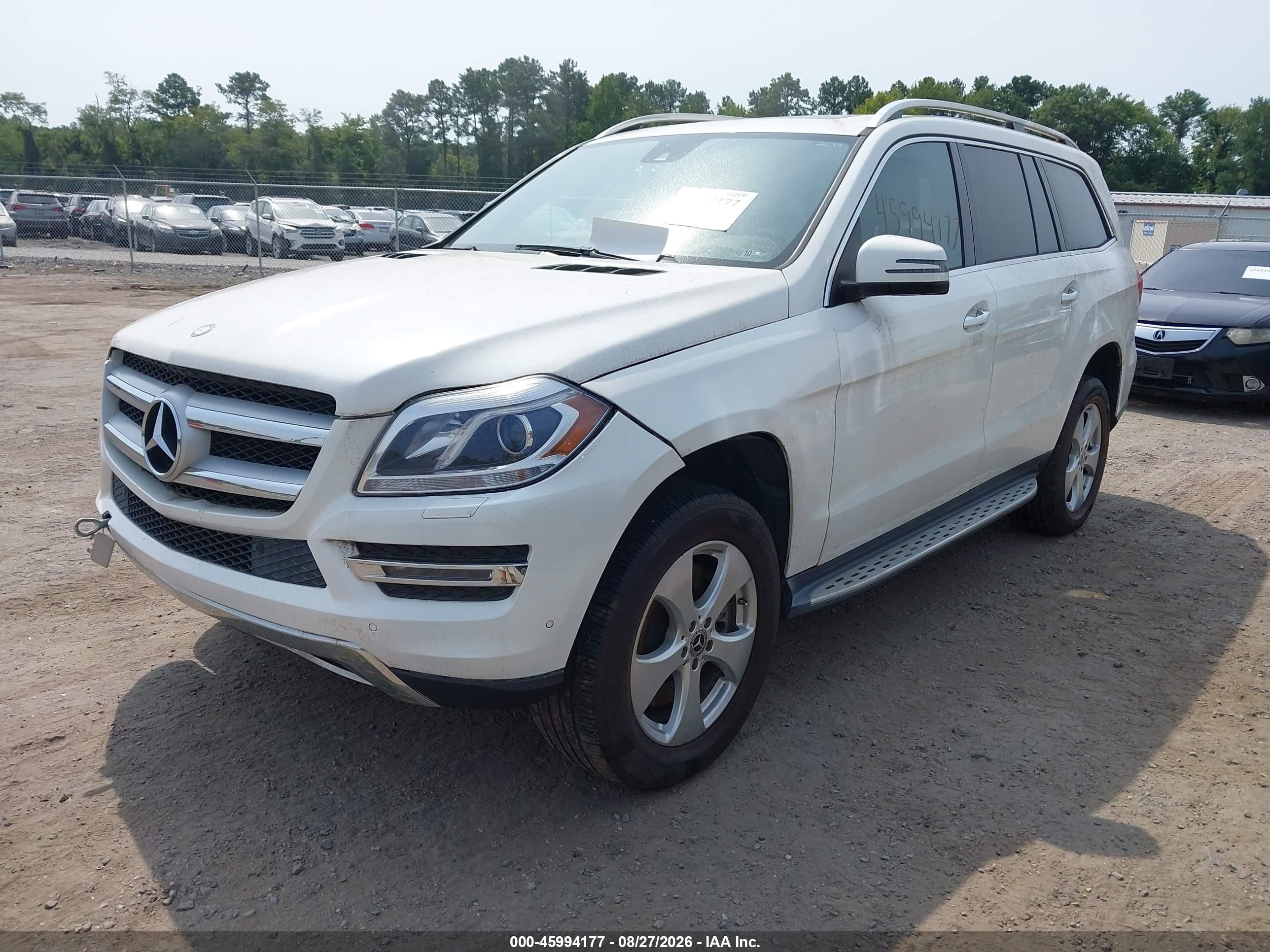 2013 Mercedes-benz Gl 450 4matic Белый vin: 4JGDF7CE7DA166303