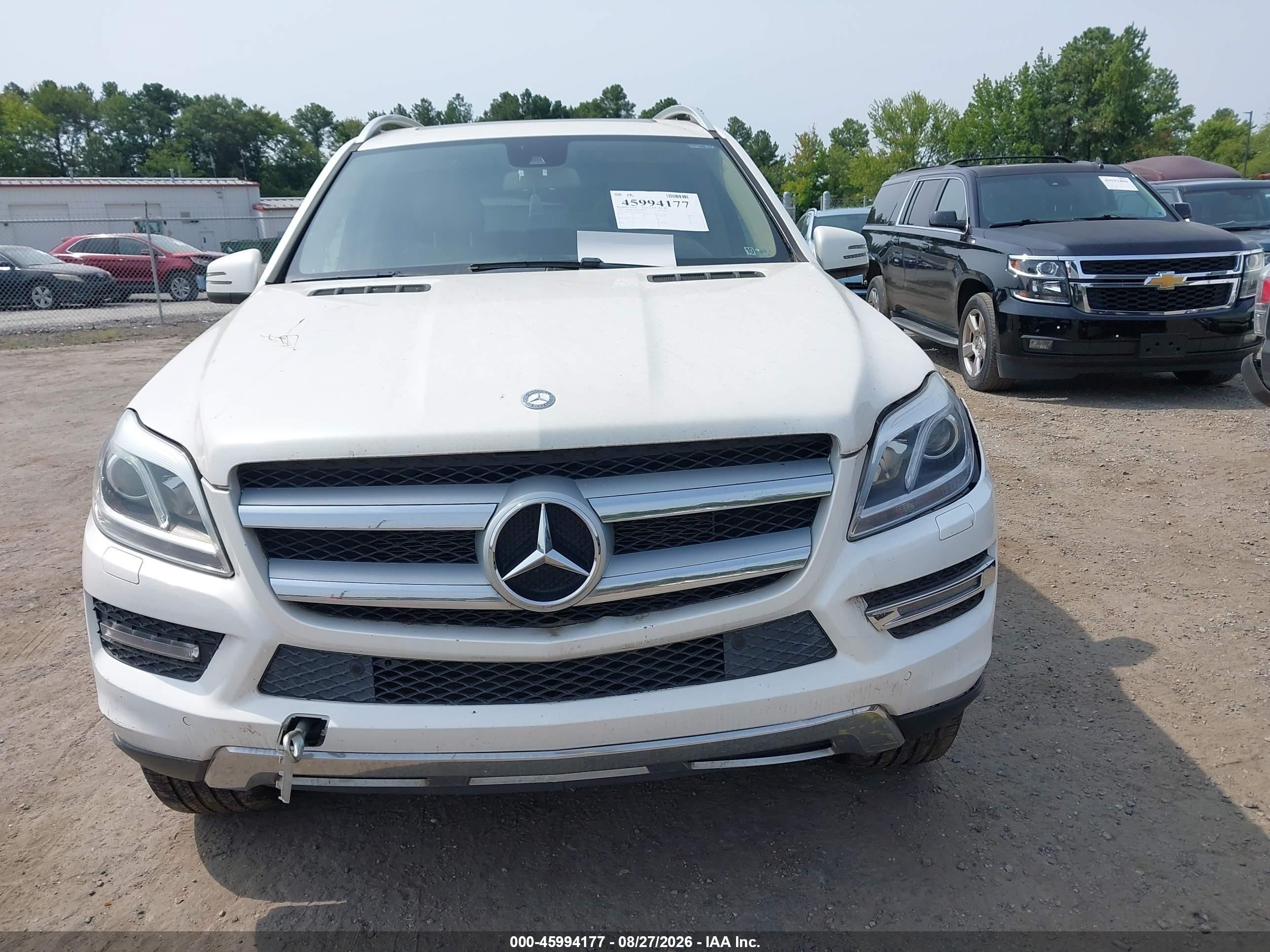 2013 Mercedes-benz Gl 450 4matic Белый vin: 4JGDF7CE7DA166303