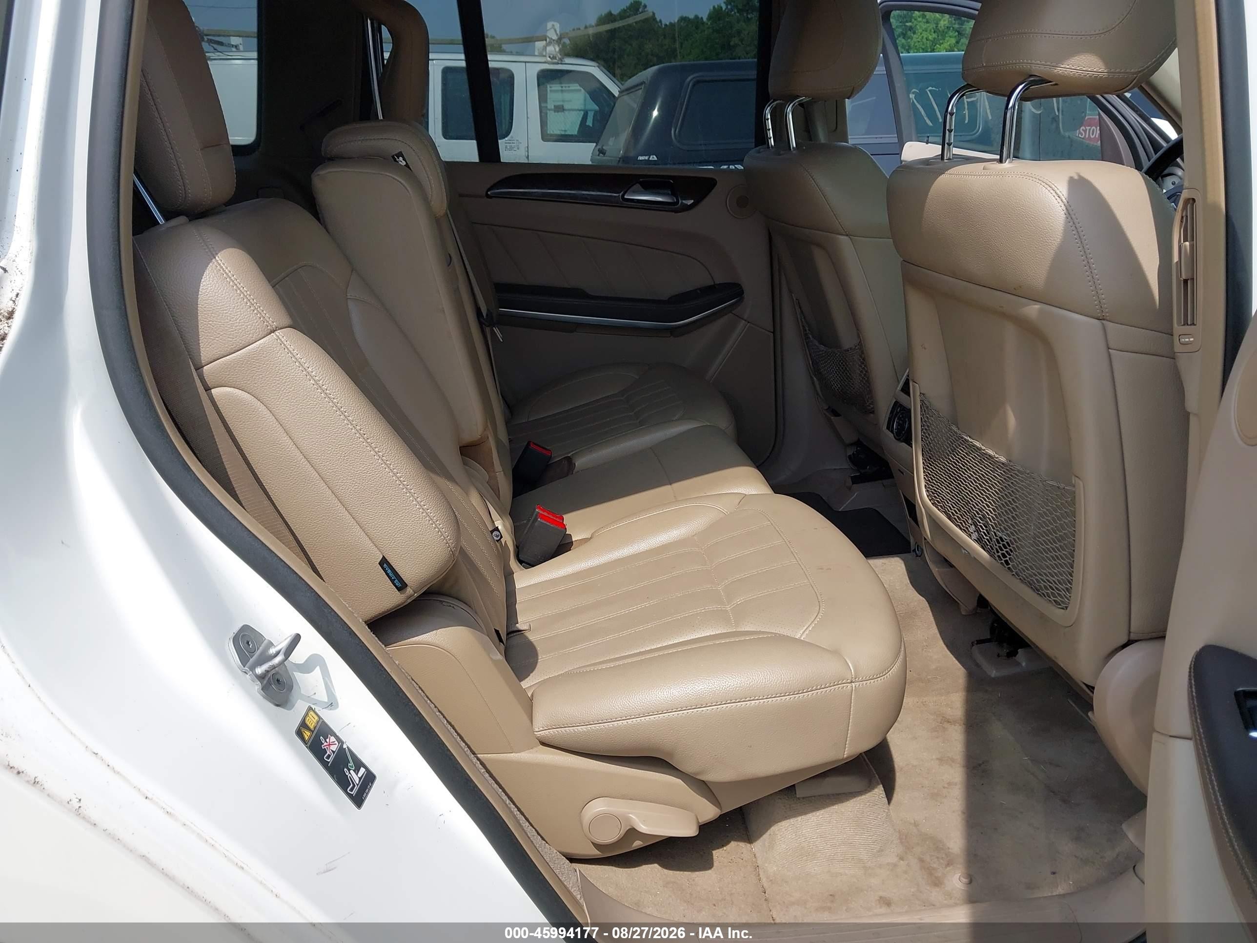 2013 Mercedes-benz Gl 450 4matic Белый vin: 4JGDF7CE7DA166303