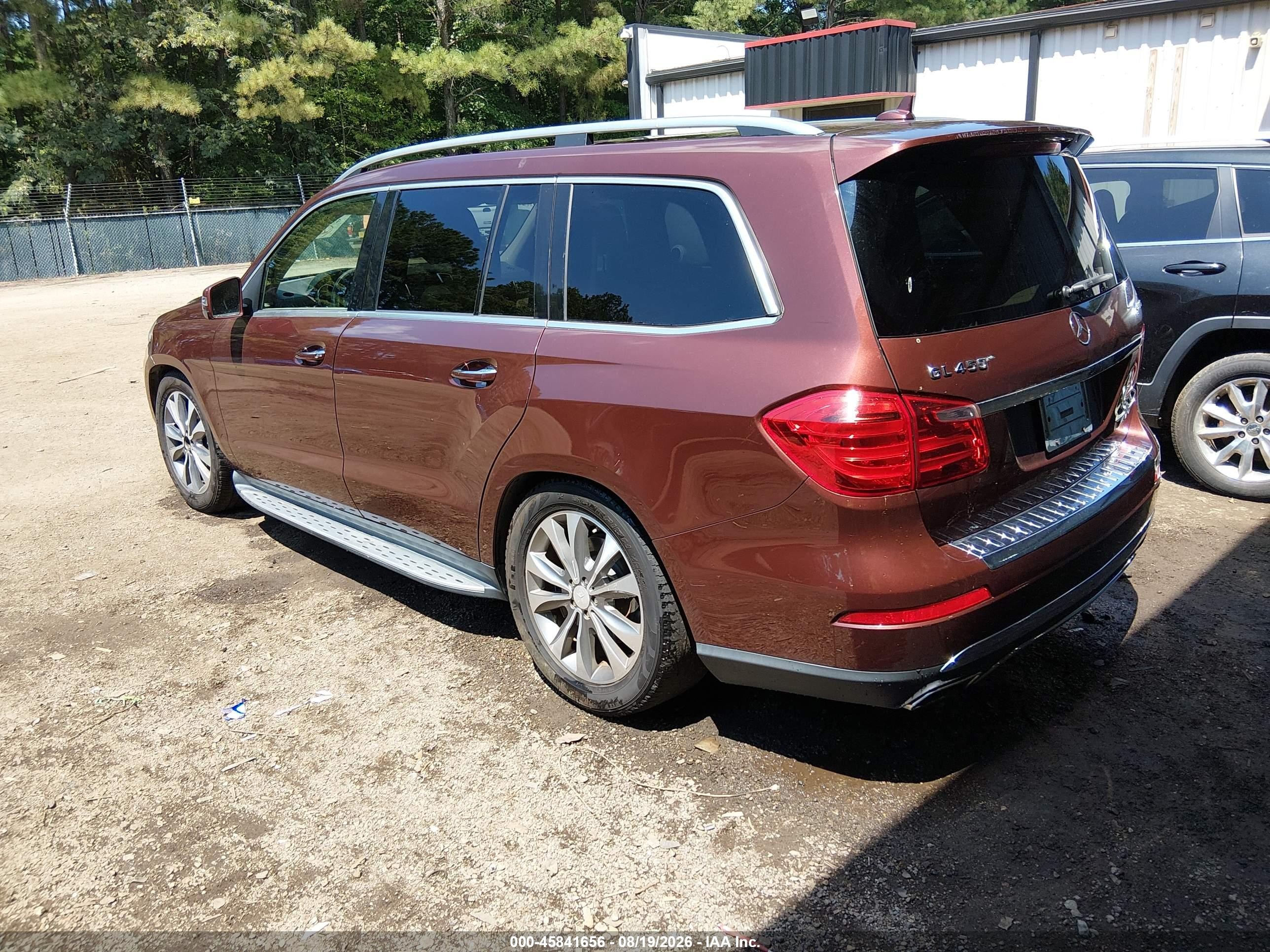 2013 Mercedes-benz Gl 450 4matic Brown vin: 4JGDF7CE7DA175731