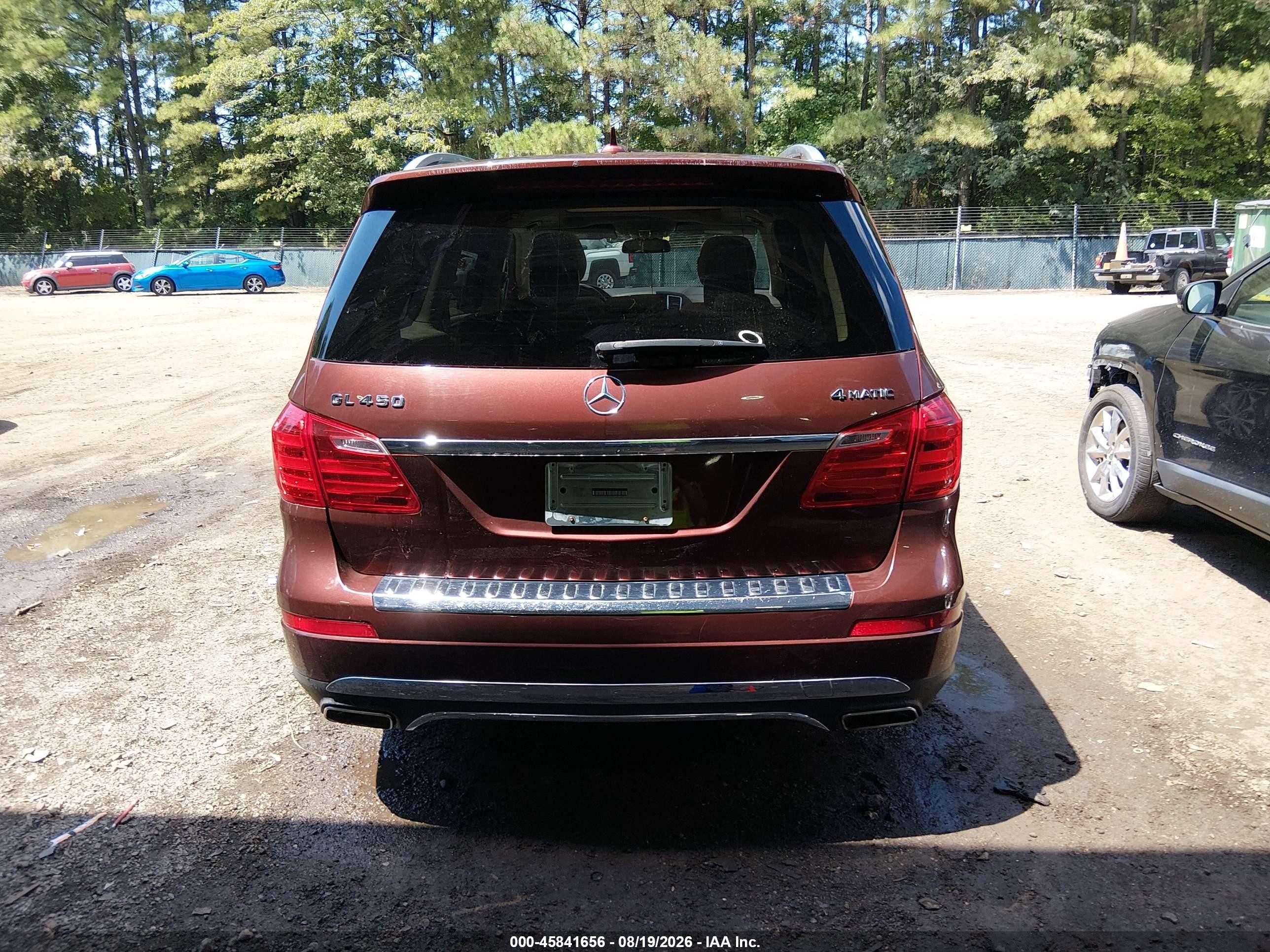2013 Mercedes-benz Gl 450 4matic Brown vin: 4JGDF7CE7DA175731