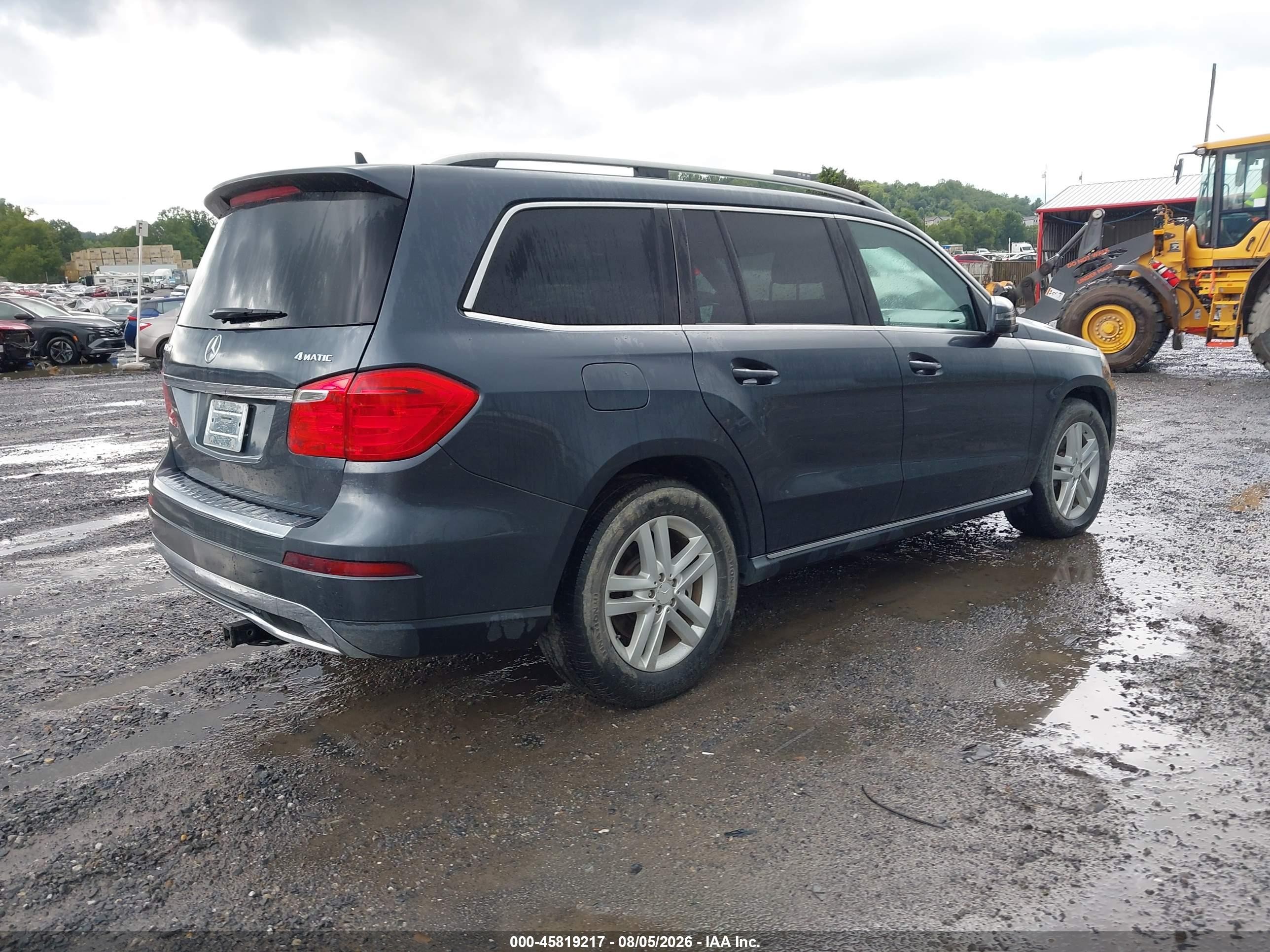 2013 Mercedes-benz Gl 450 4matic Gray vin: 4JGDF7CE7DA223275