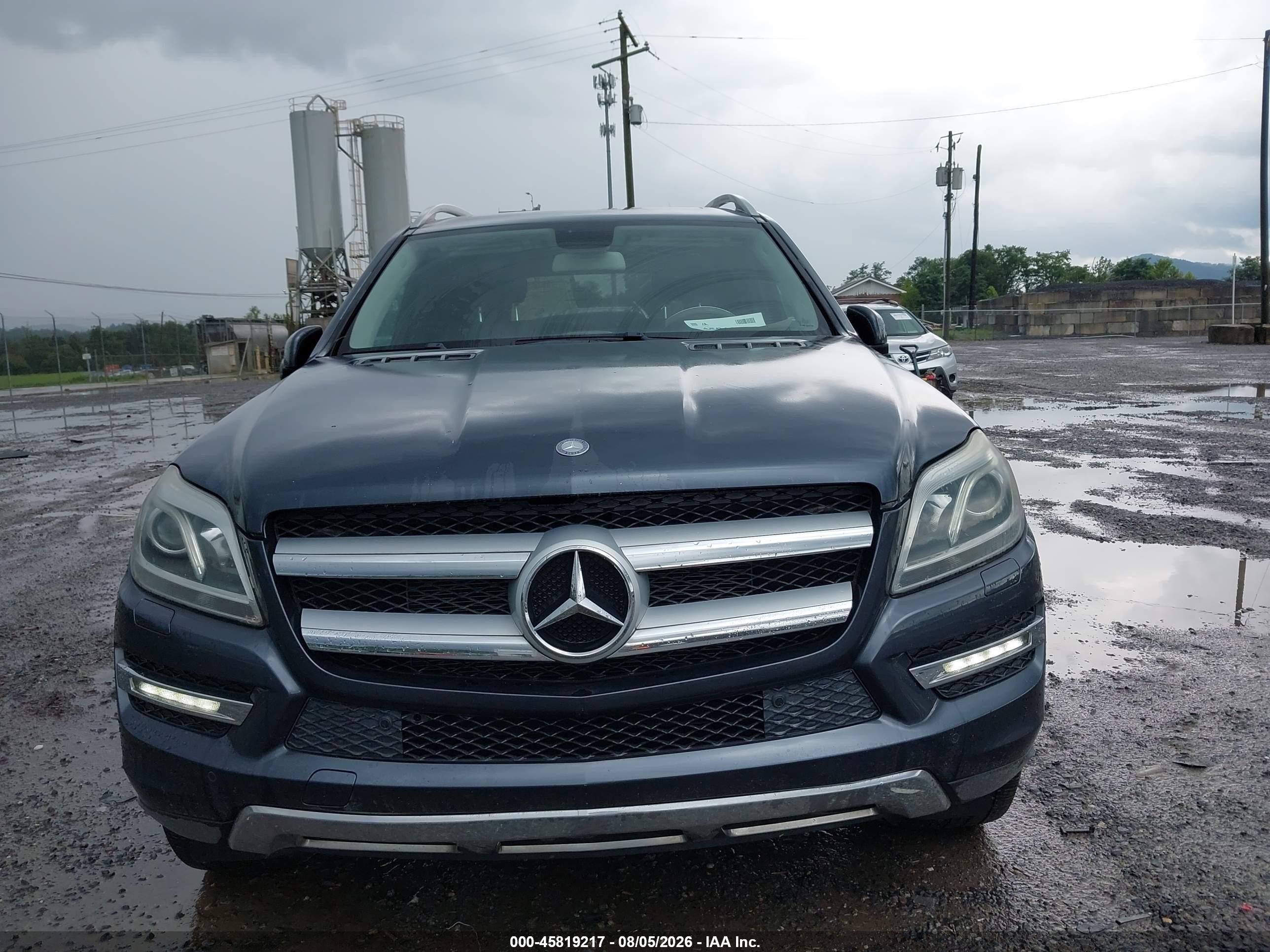 2013 Mercedes-benz Gl 450 4matic Gray vin: 4JGDF7CE7DA223275