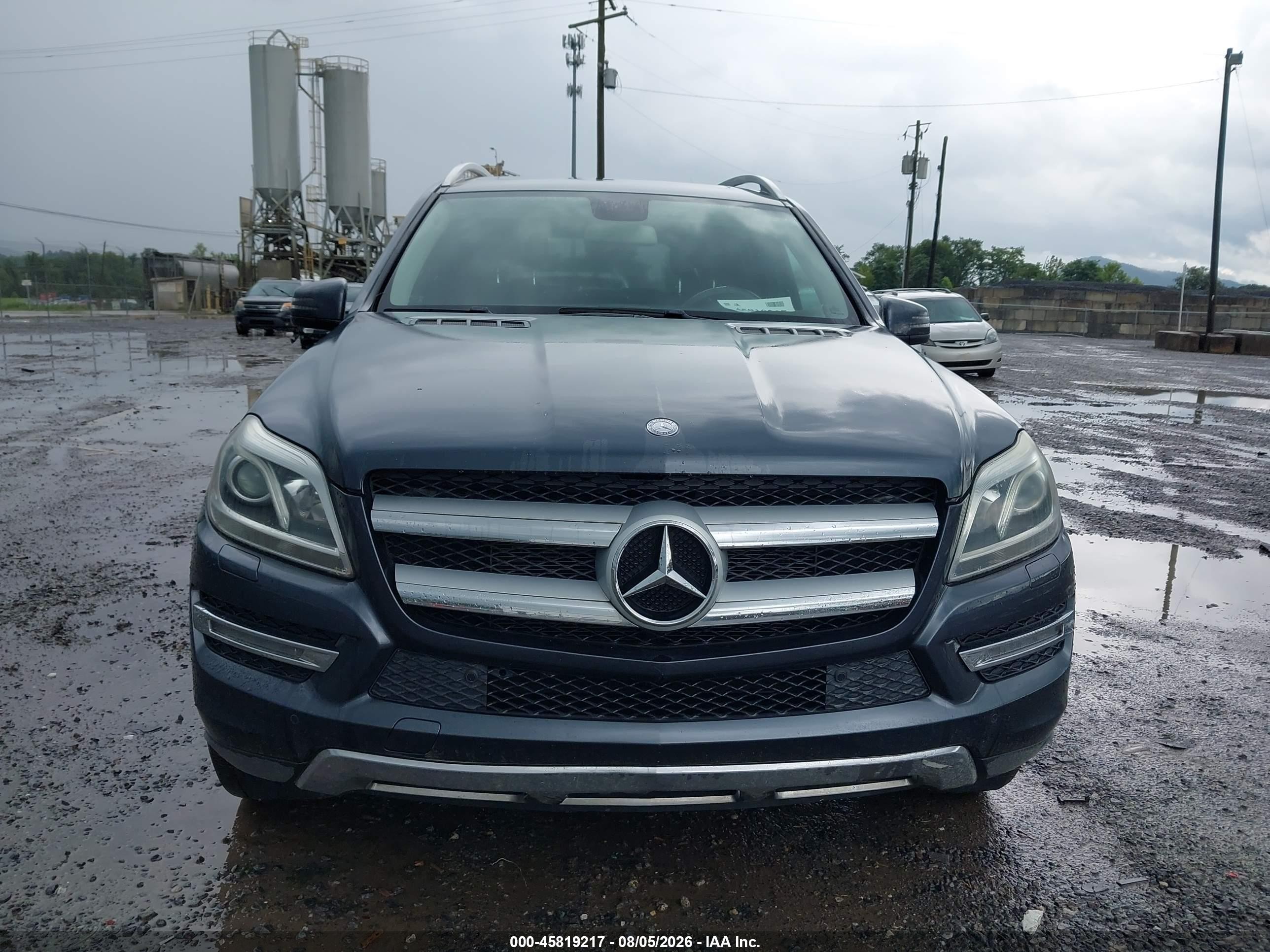 2013 Mercedes-benz Gl 450 4matic Gray vin: 4JGDF7CE7DA223275