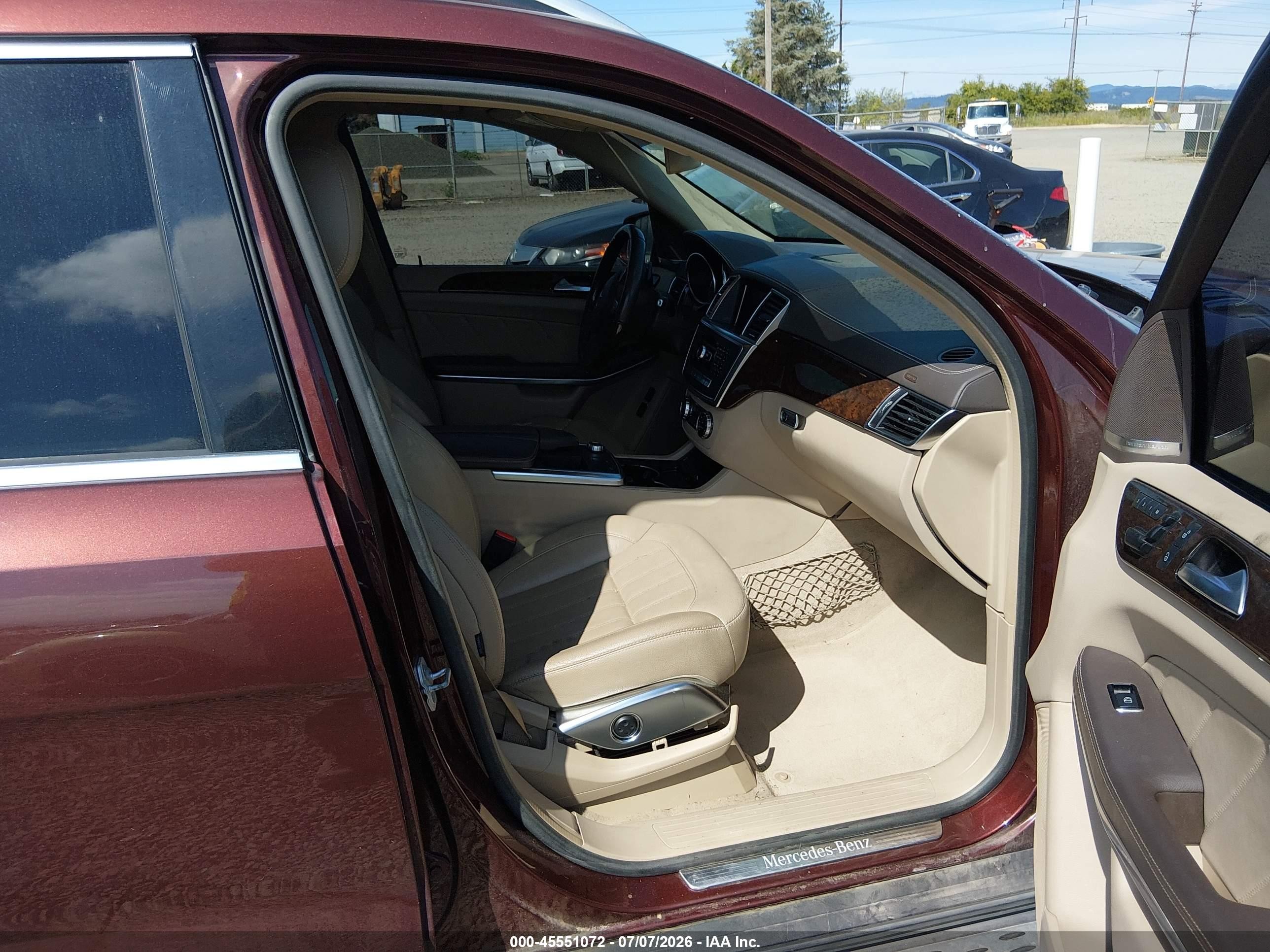 2013 Mercedes-benz Gl 450 4matic Red vin: 4JGDF7CE7DA251156