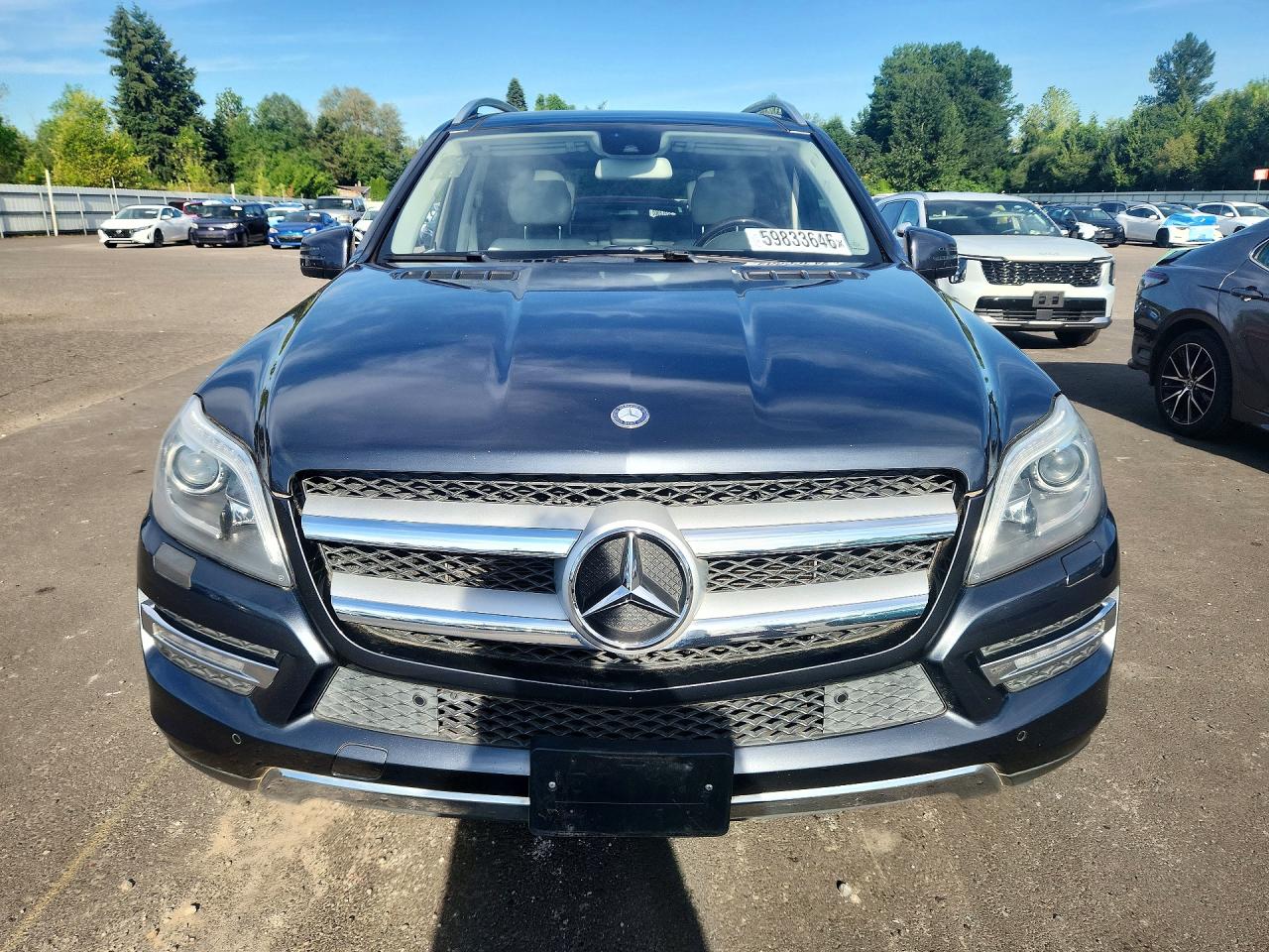 2013 Mercedes-benz Gl-class Gray vin: 4JGDF7CE7DA259094