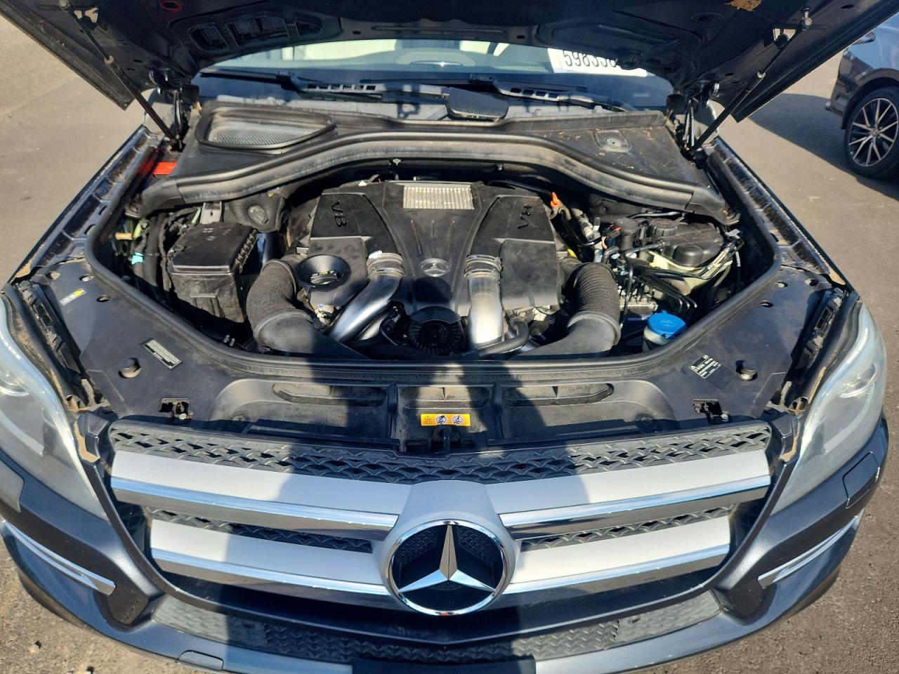 2013 Mercedes-benz Gl-class Gray vin: 4JGDF7CE7DA259094