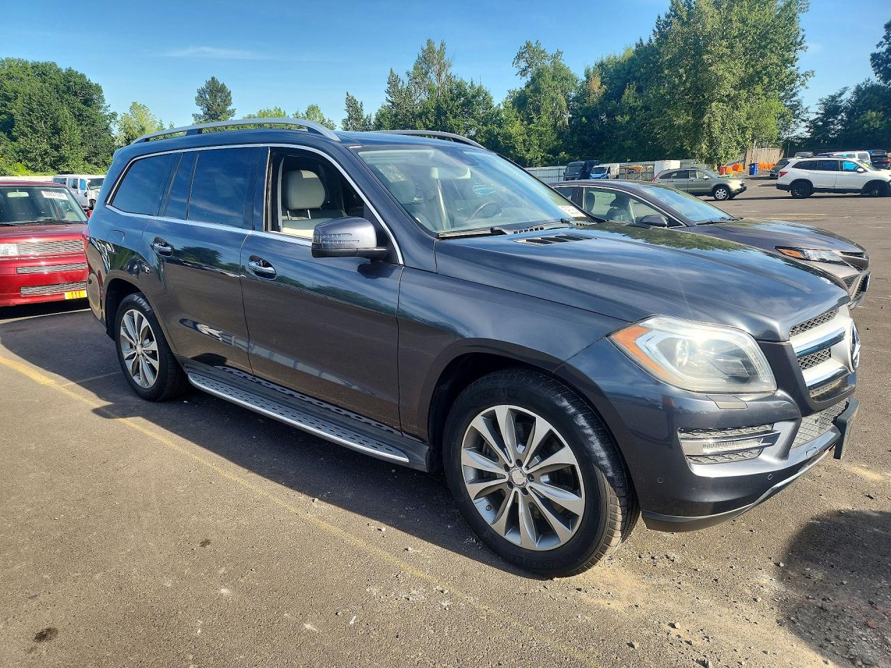 2013 Mercedes-benz Gl-class Gray vin: 4JGDF7CE7DA259094