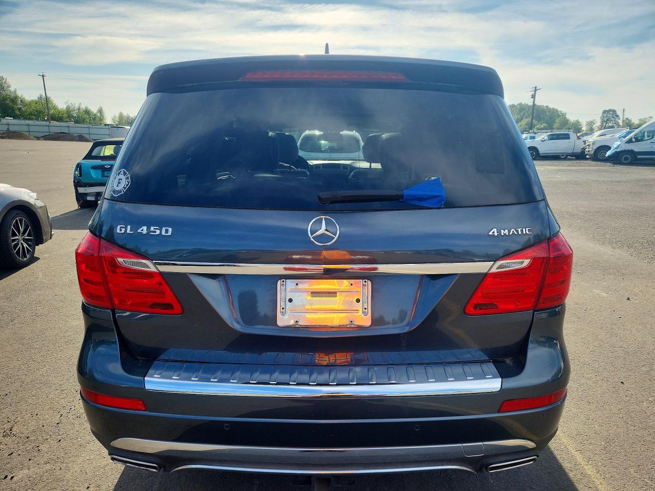 2013 Mercedes-benz Gl-class Gray vin: 4JGDF7CE7DA259094