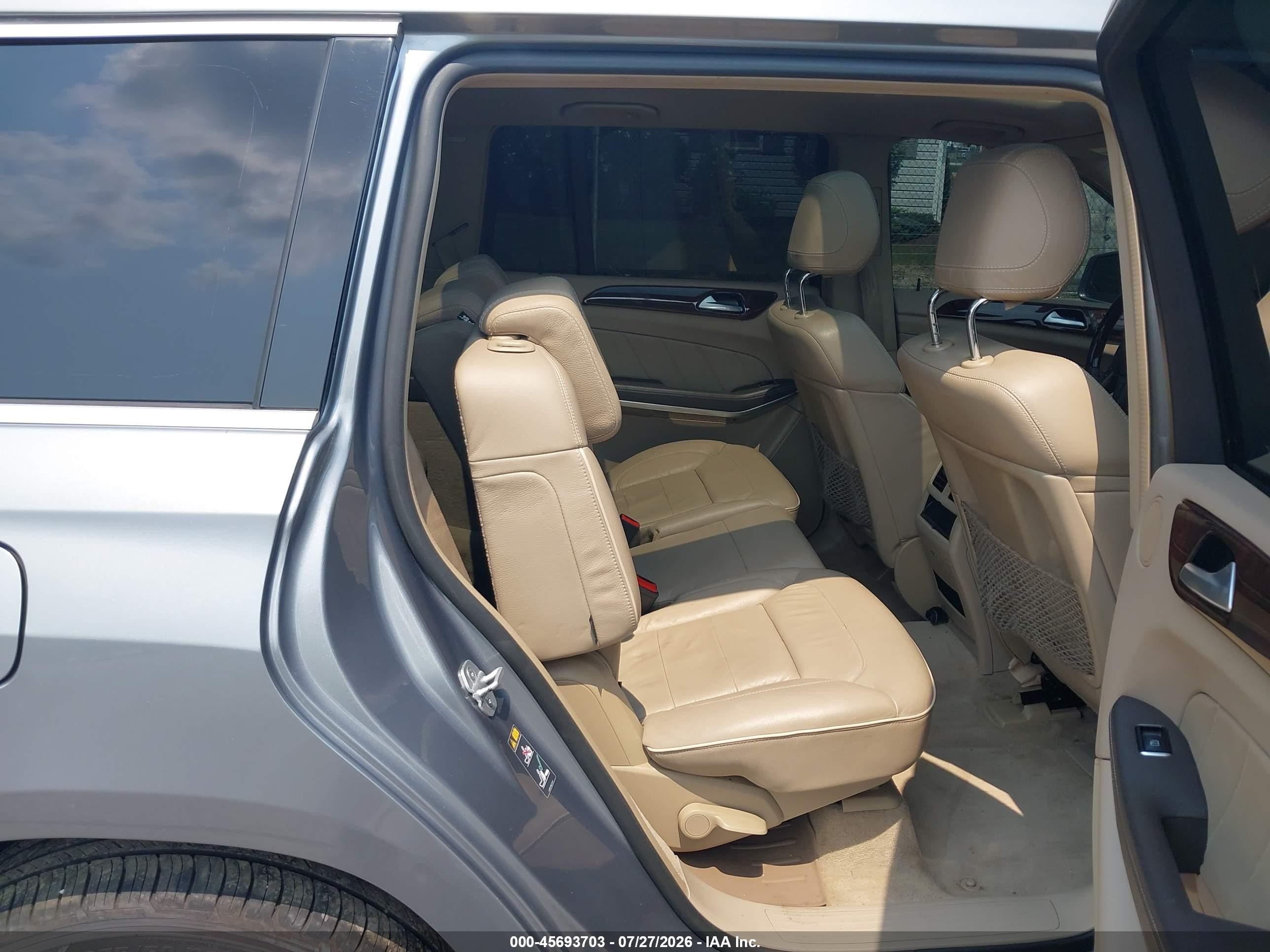 2014 Mercedes-benz Gl 450 4matic Серебряный vin: 4JGDF7CE7EA278617