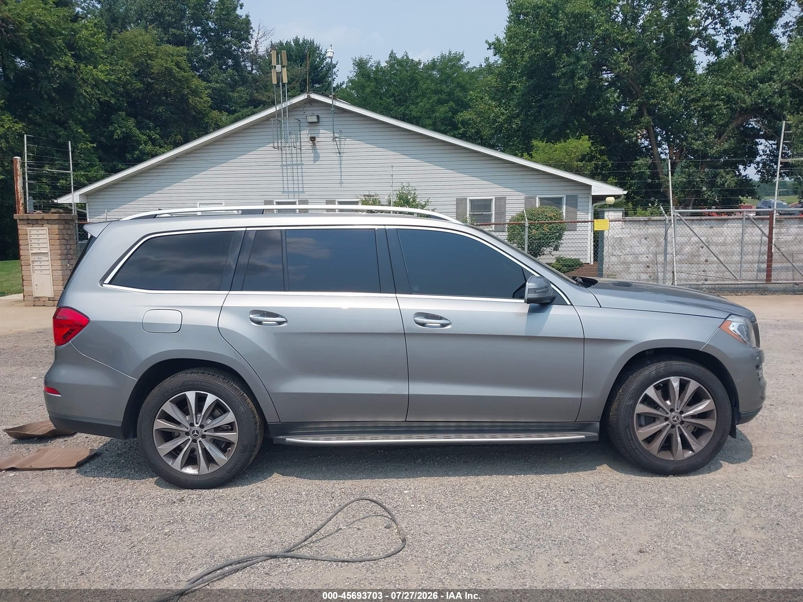 2014 Mercedes-benz Gl 450 4matic Серебряный vin: 4JGDF7CE7EA278617