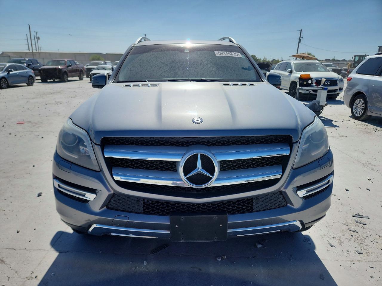 2014 Mercedes-benz Gl 450 4matic Gray vin: 4JGDF7CE7EA289214