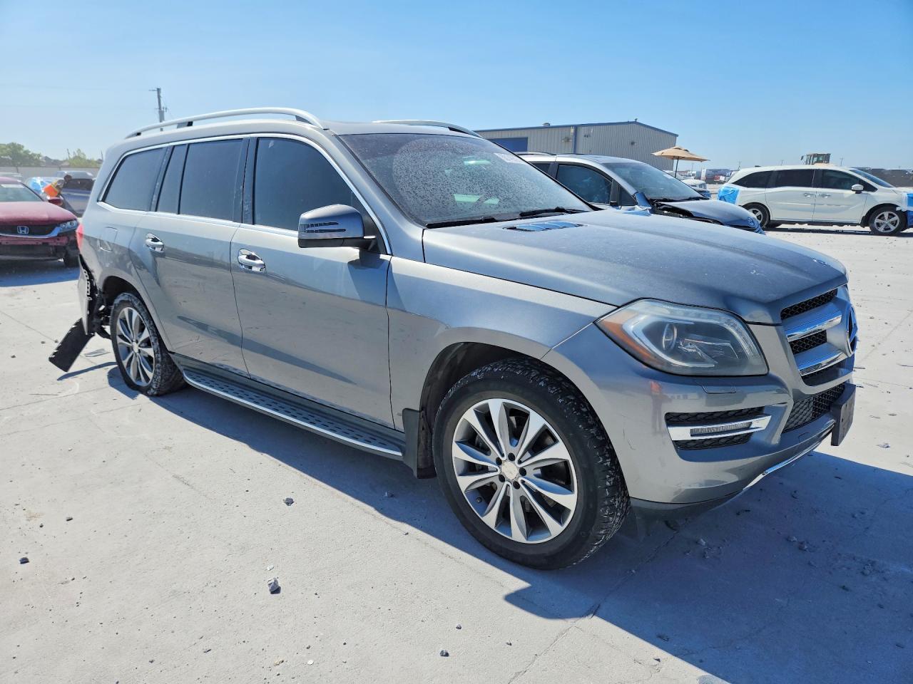 2014 Mercedes-benz Gl 450 4matic Gray vin: 4JGDF7CE7EA289214