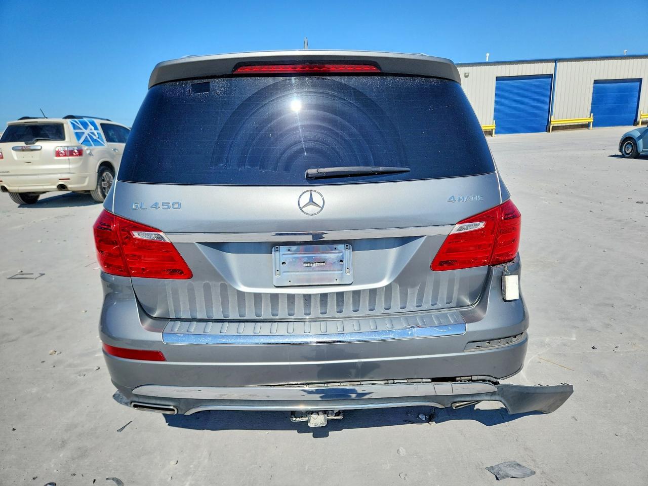 2014 Mercedes-benz Gl 450 4matic Gray vin: 4JGDF7CE7EA289214