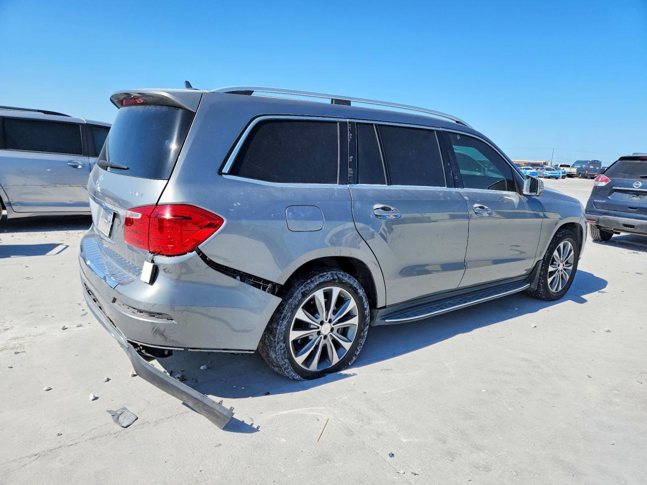 2014 Mercedes-benz Gl 450 4matic Gray vin: 4JGDF7CE7EA289214
